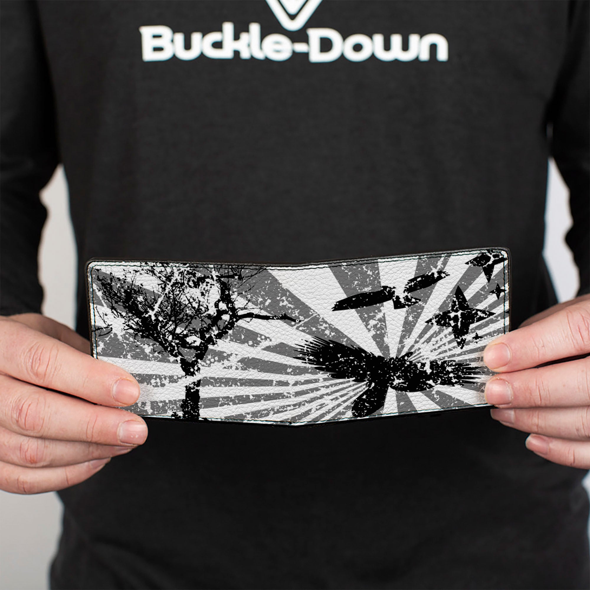 Bi-Fold Wallet - Rising Sun White/Gray