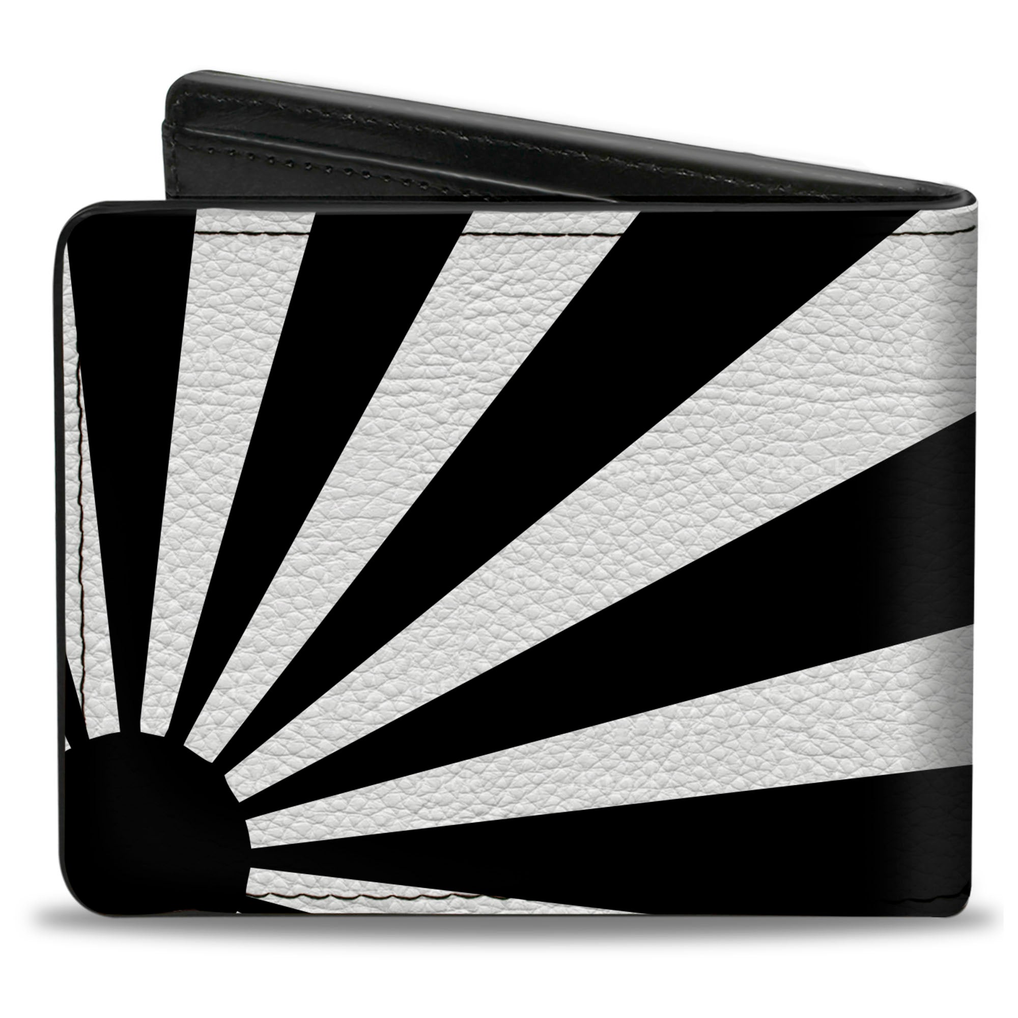 Bi-Fold Wallet - Rising Sun White Black Bi-Fold Wallets Buckle-Down