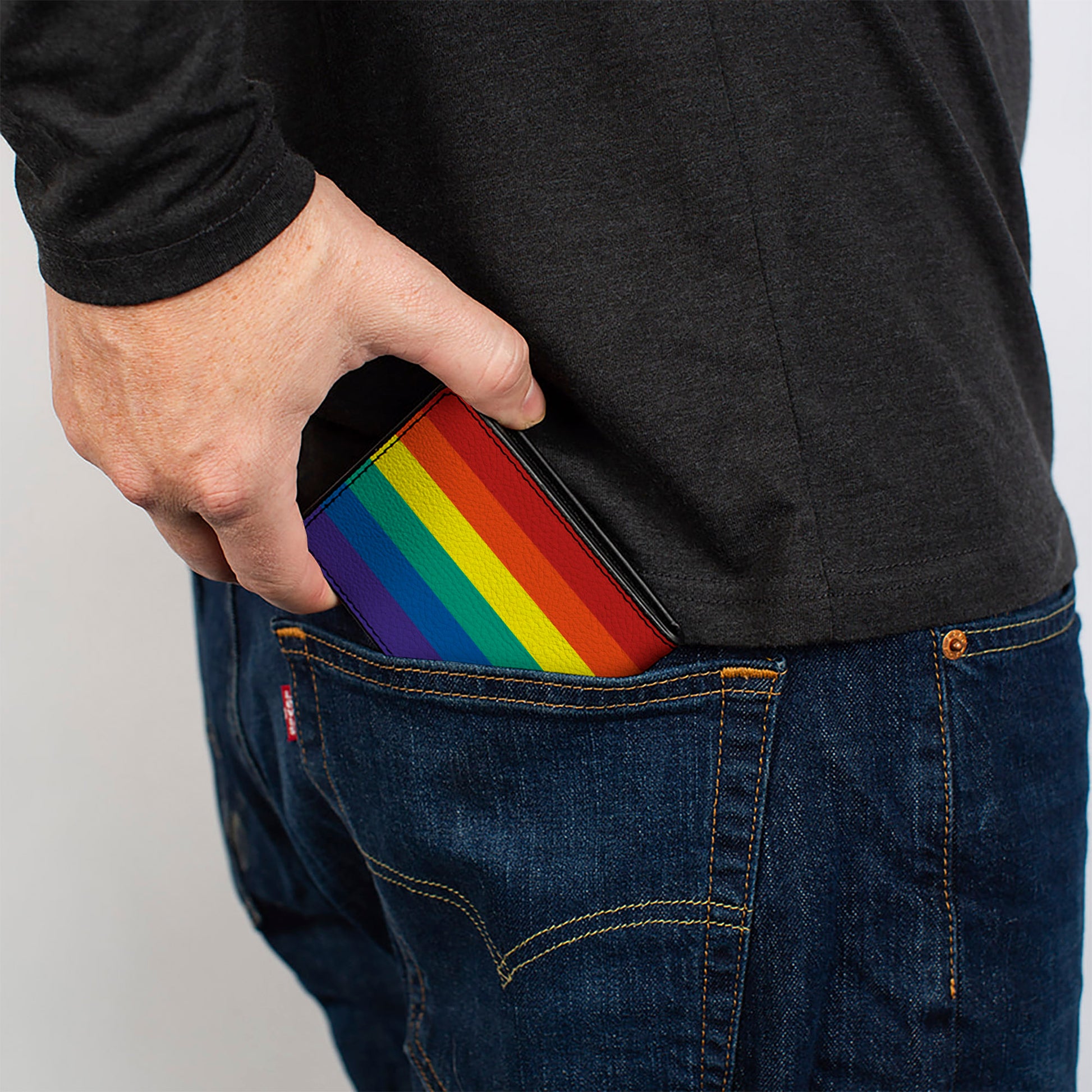 Bi-Fold Wallet - Rainbow Print Bi-Fold Wallets Buckle-Down