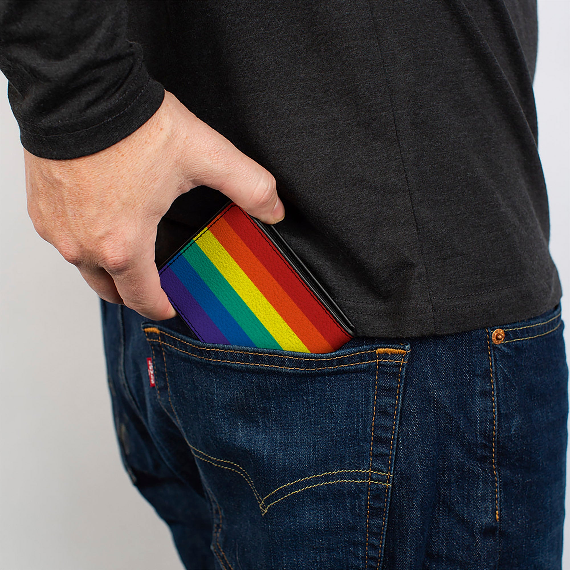 Bi-Fold Wallet - Rainbow Print Bi-Fold Wallets Buckle-Down