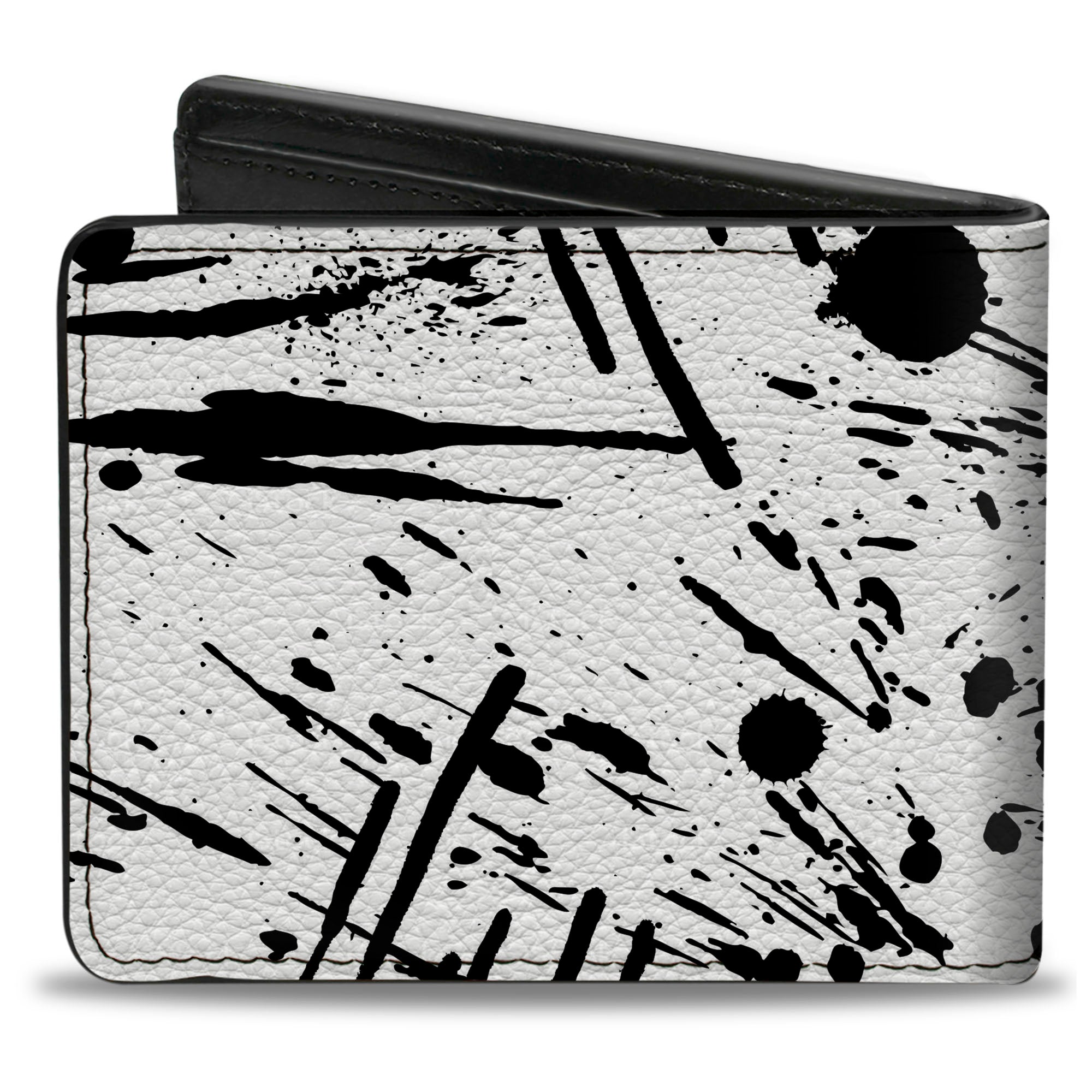 Bi-Fold Wallet - Splatter White/Black Bi-Fold Wallets Buckle-Down