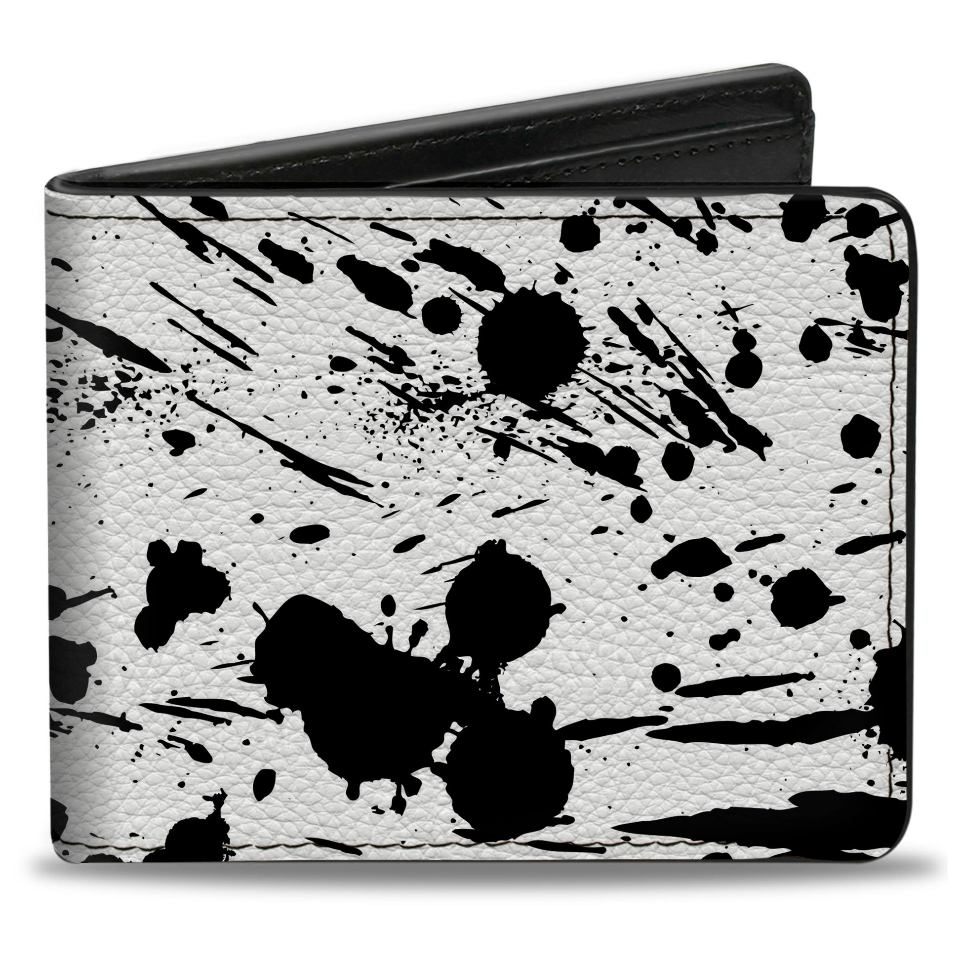 Bi-Fold Wallet - Splatter White/Black Bi-Fold Wallets Buckle-Down