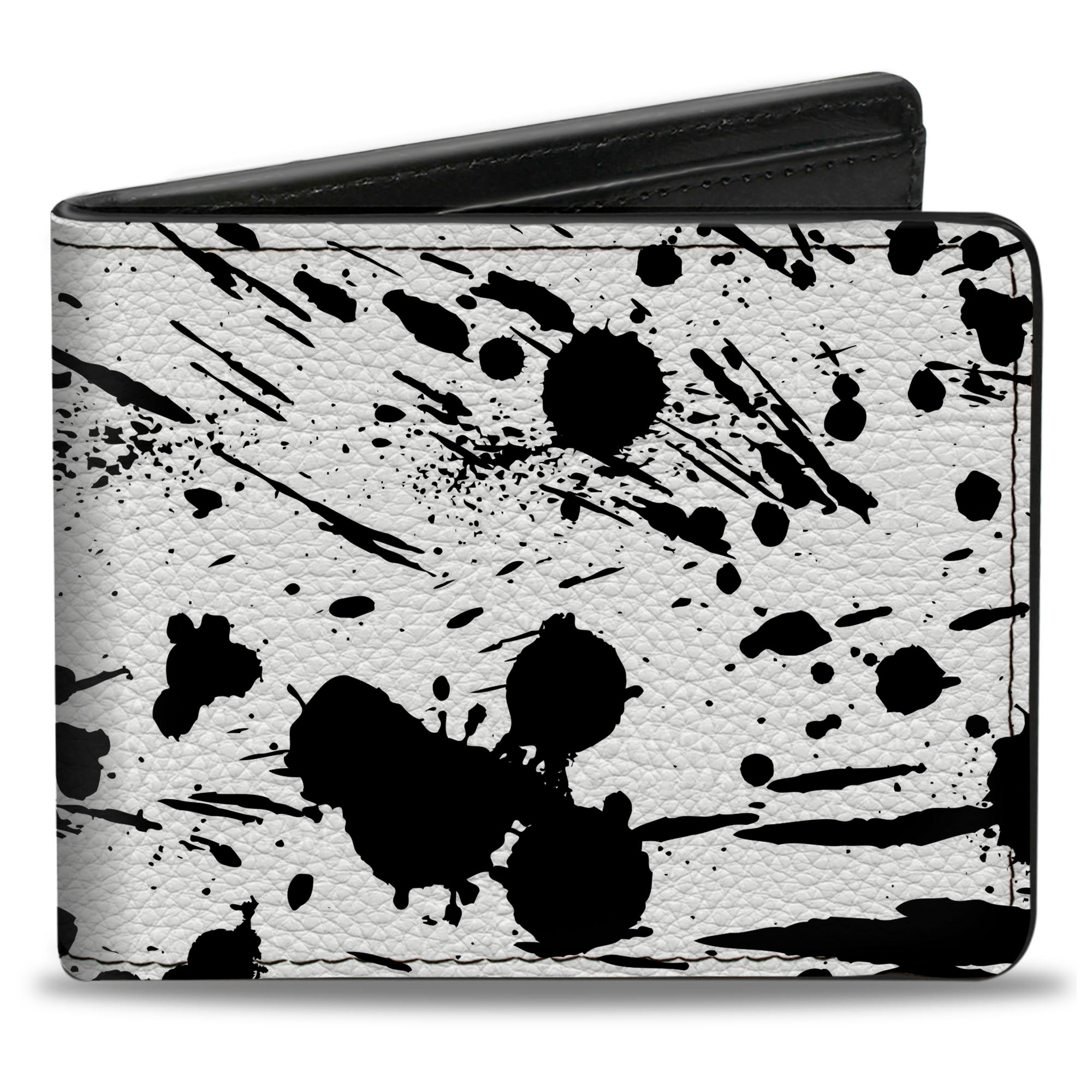 Bi-Fold Wallet - Splatter White/Black Bi-Fold Wallets Buckle-Down