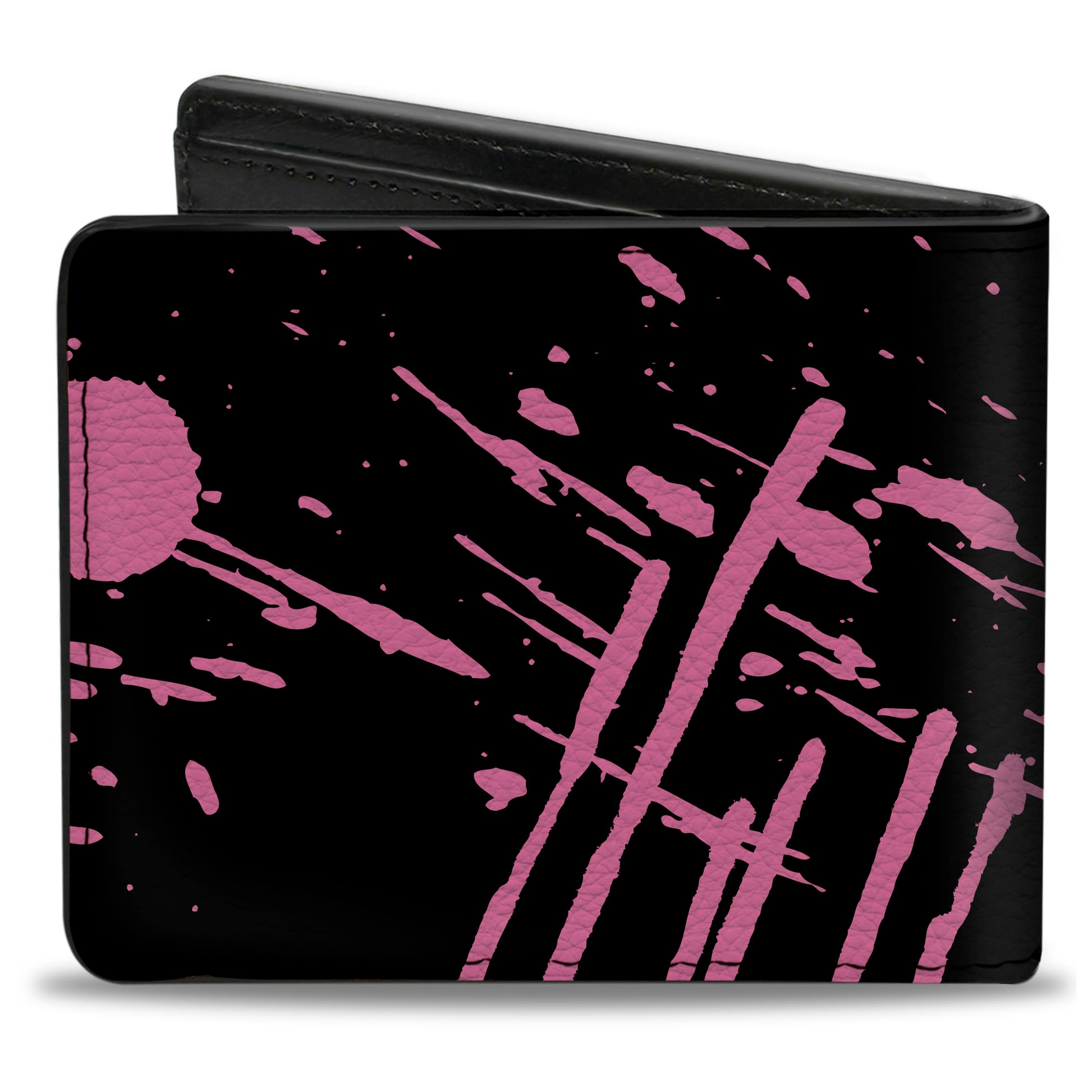Bi-Fold Wallet - Splatter White Pink Bi-Fold Wallets Buckle-Down