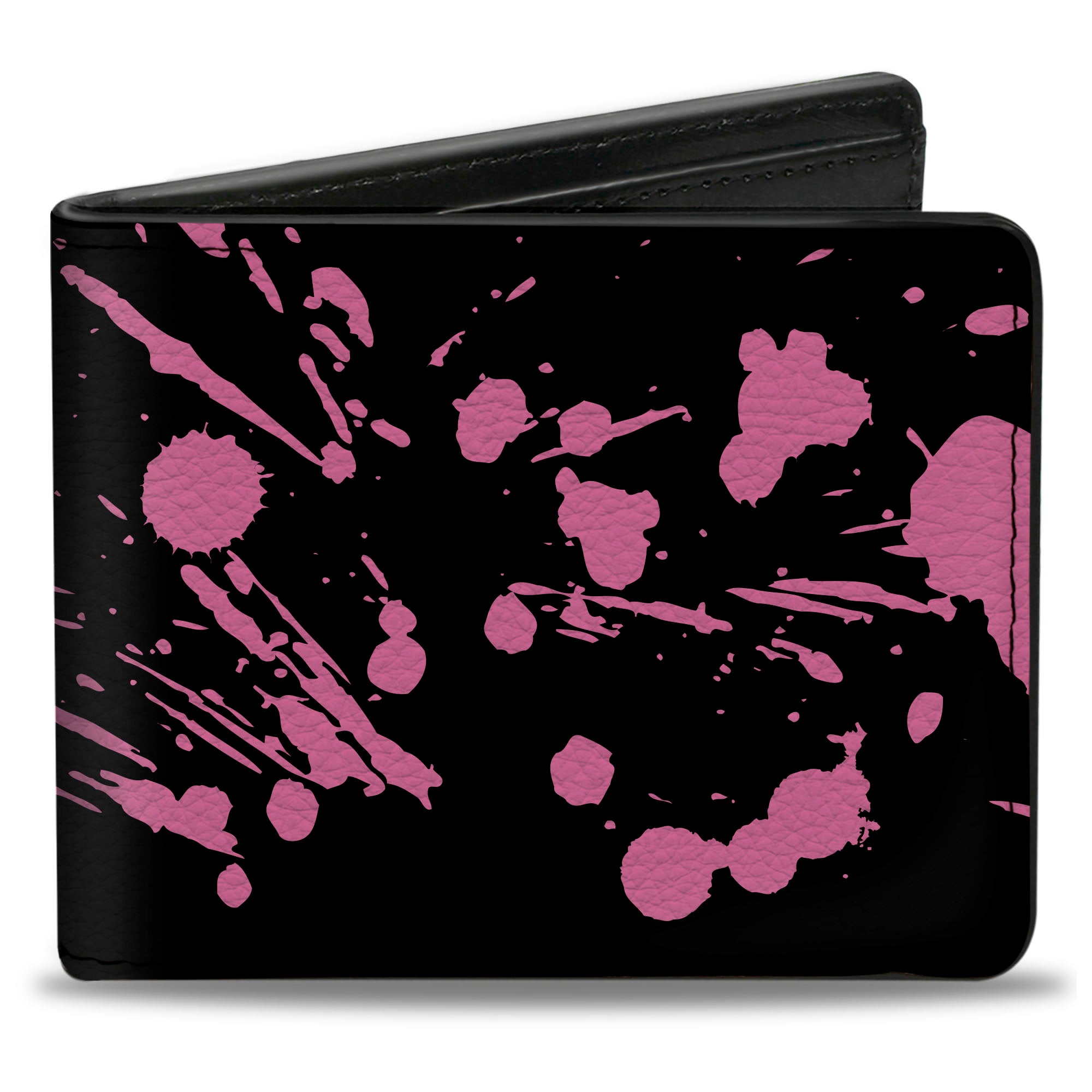 Bi-Fold Wallet - Splatter White Pink Bi-Fold Wallets Buckle-Down