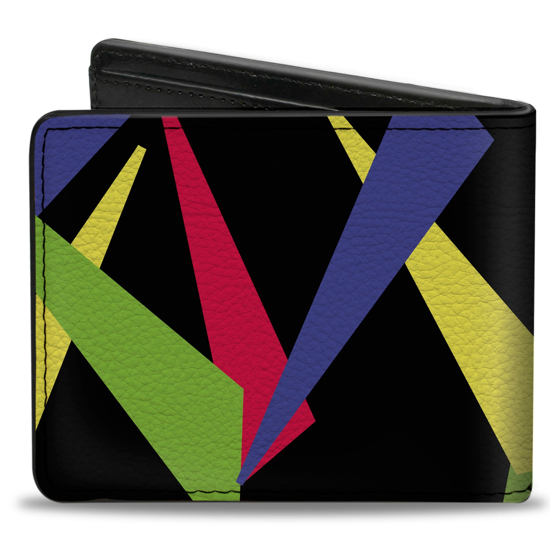 Bi-Fold Wallet - Spotlight Black Multi Neon Bi-Fold Wallets Buckle-Down