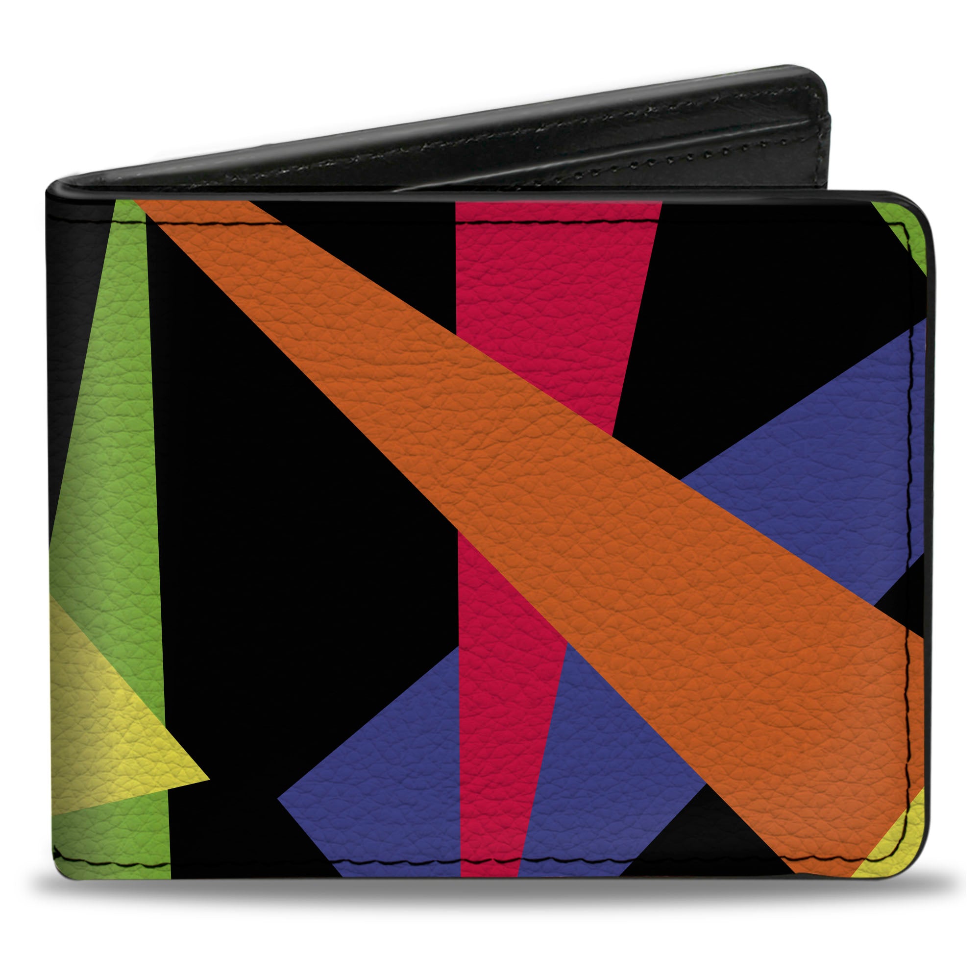 Bi-Fold Wallet - Spotlight Black Multi Neon – Buckle-Down