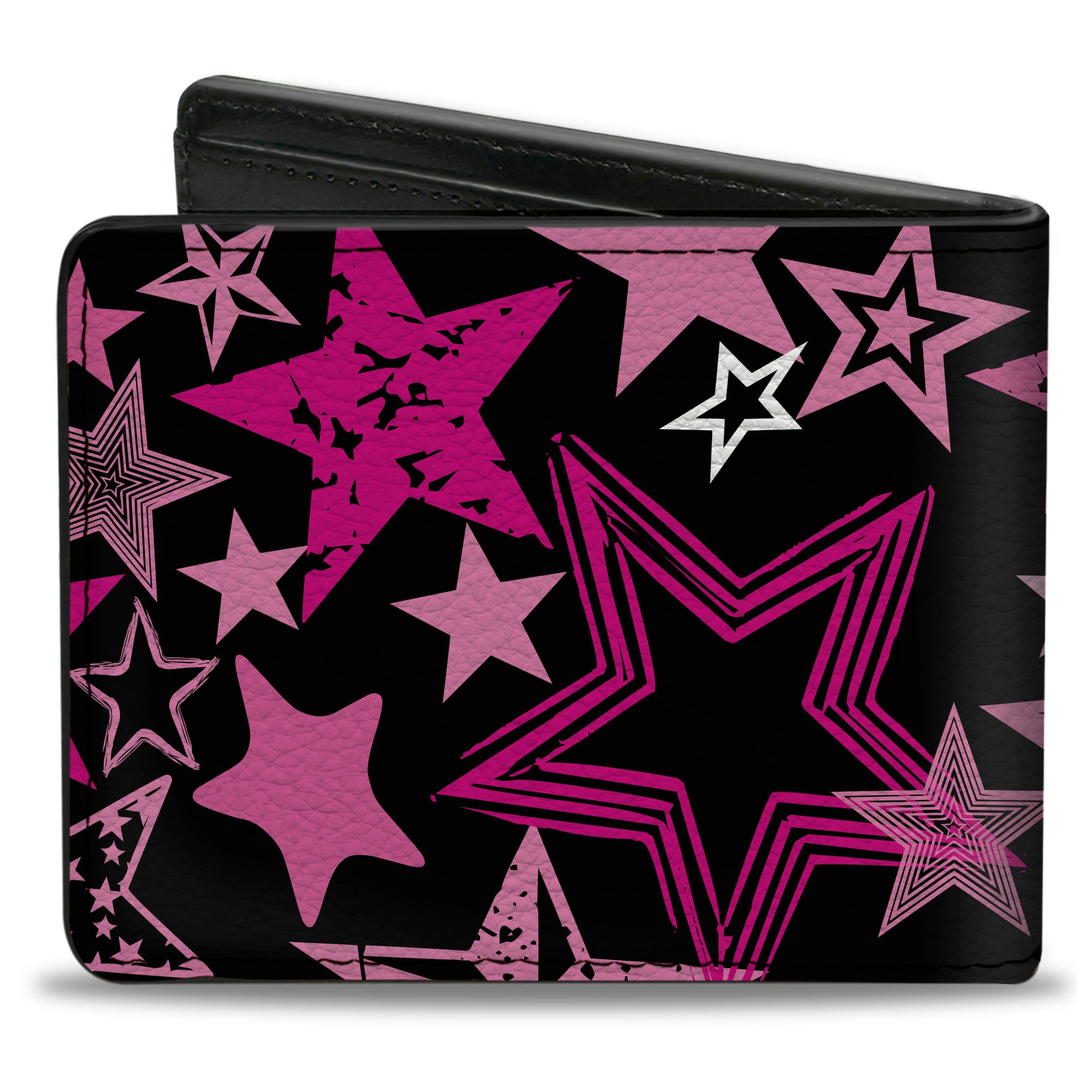 Bi-Fold Wallet - Stargazer Black Pink Bi-Fold Wallets Buckle-Down