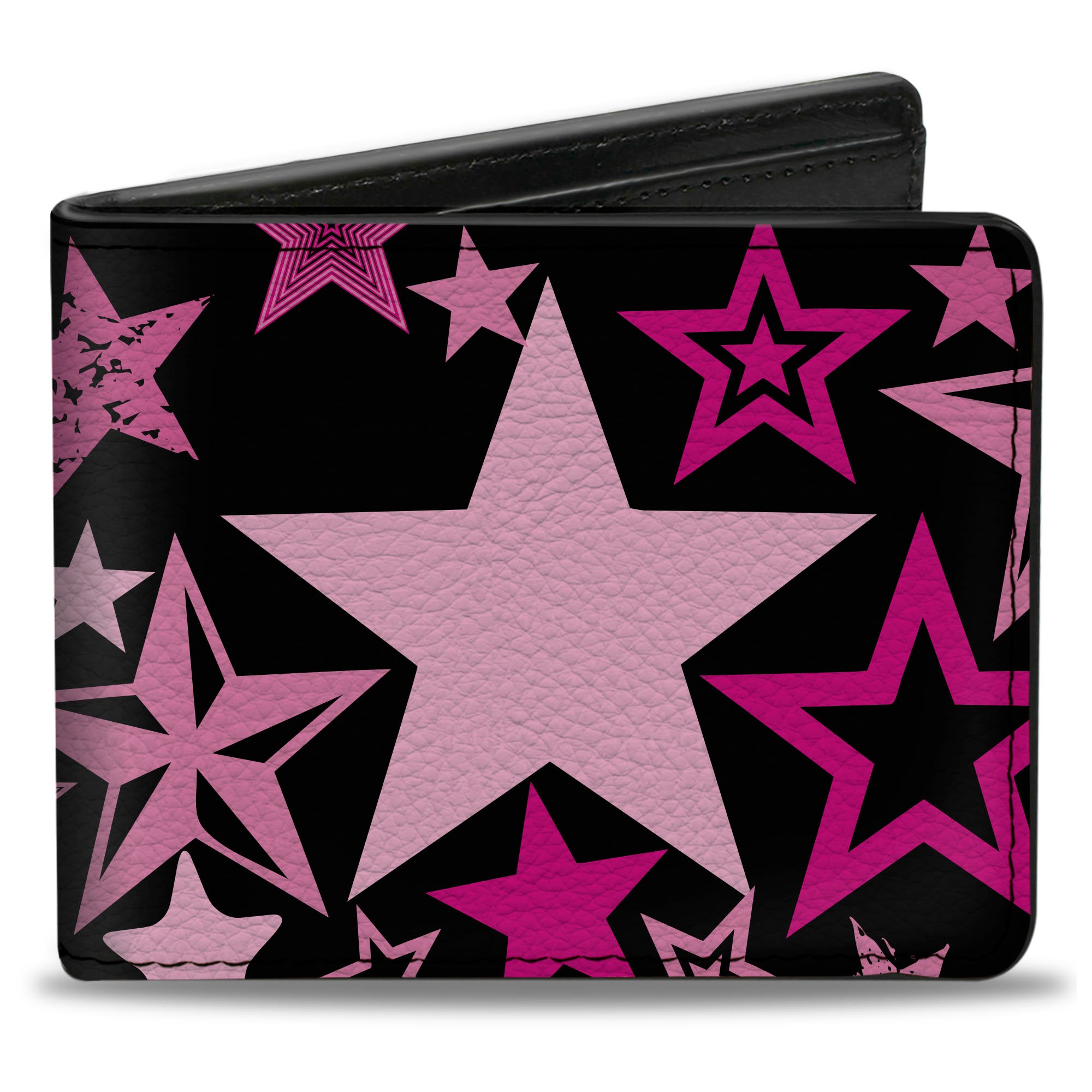 Bi-Fold Wallet - Stargazer Black Pink Bi-Fold Wallets Buckle-Down