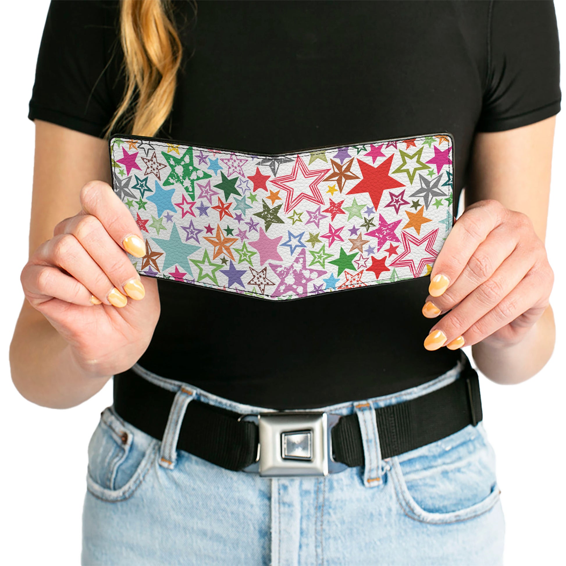Bi-Fold Wallet - Stargazer White/Multi Color Bi-Fold Wallets Buckle-Down