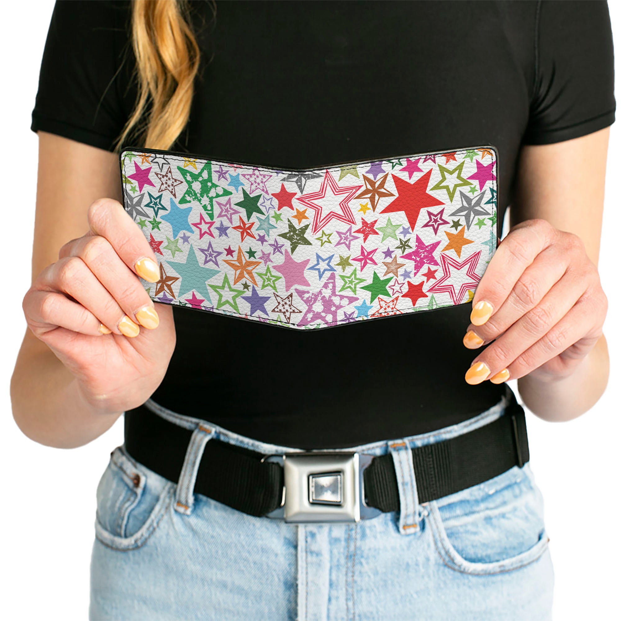 Bi-Fold Wallet - Stargazer White/Multi Color Bi-Fold Wallets Buckle-Down