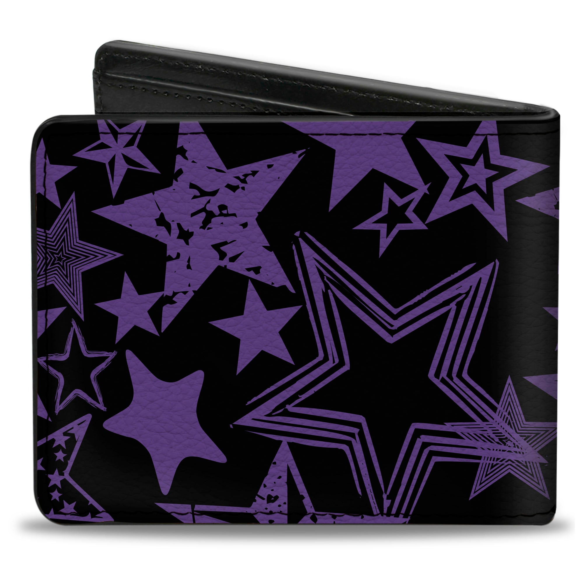 Bi-Fold Wallet - Stargazer Black Purple Bi-Fold Wallets Buckle-Down