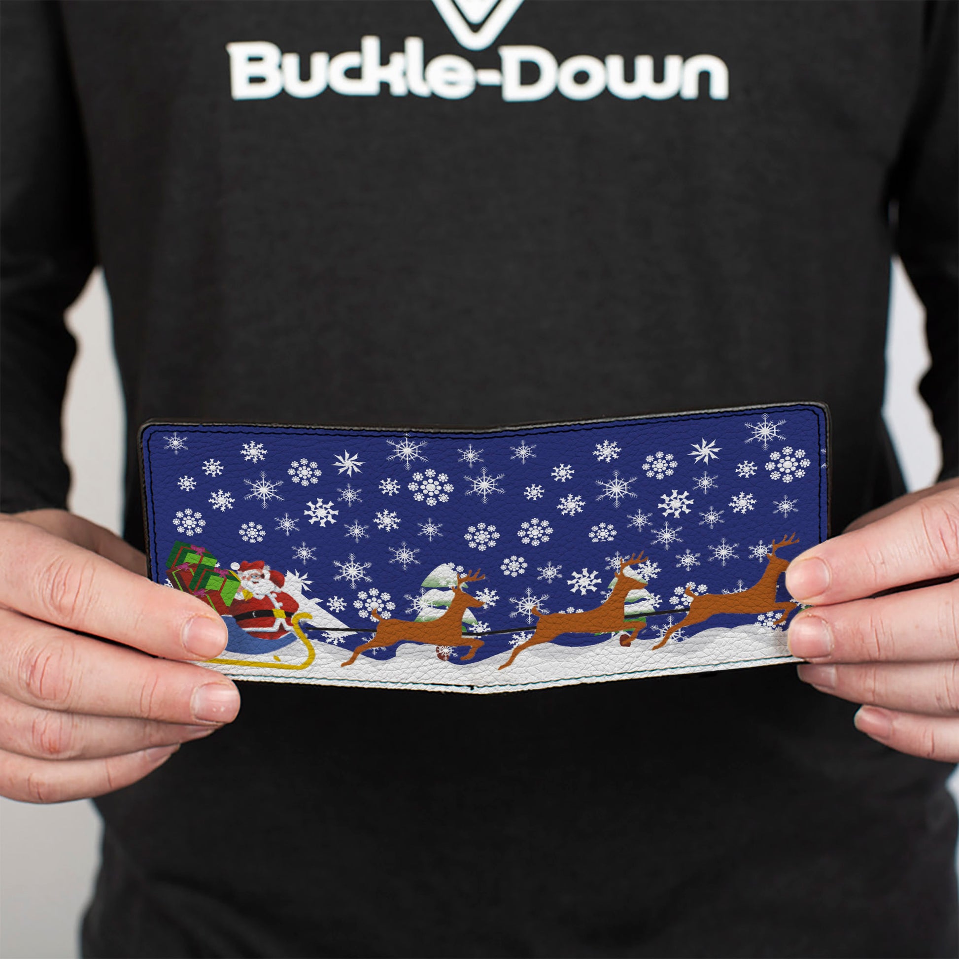 Bi-Fold Wallet - Santa & Reindeers Bi-Fold Wallets Buckle-Down