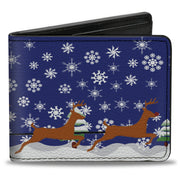 Bi-Fold Wallet - Santa & Reindeers Bi-Fold Wallets Buckle-Down