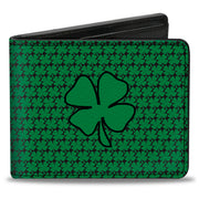 Bi-Fold Wallet - St. Pat's Clovers Green Bi-Fold Wallets Buckle-Down