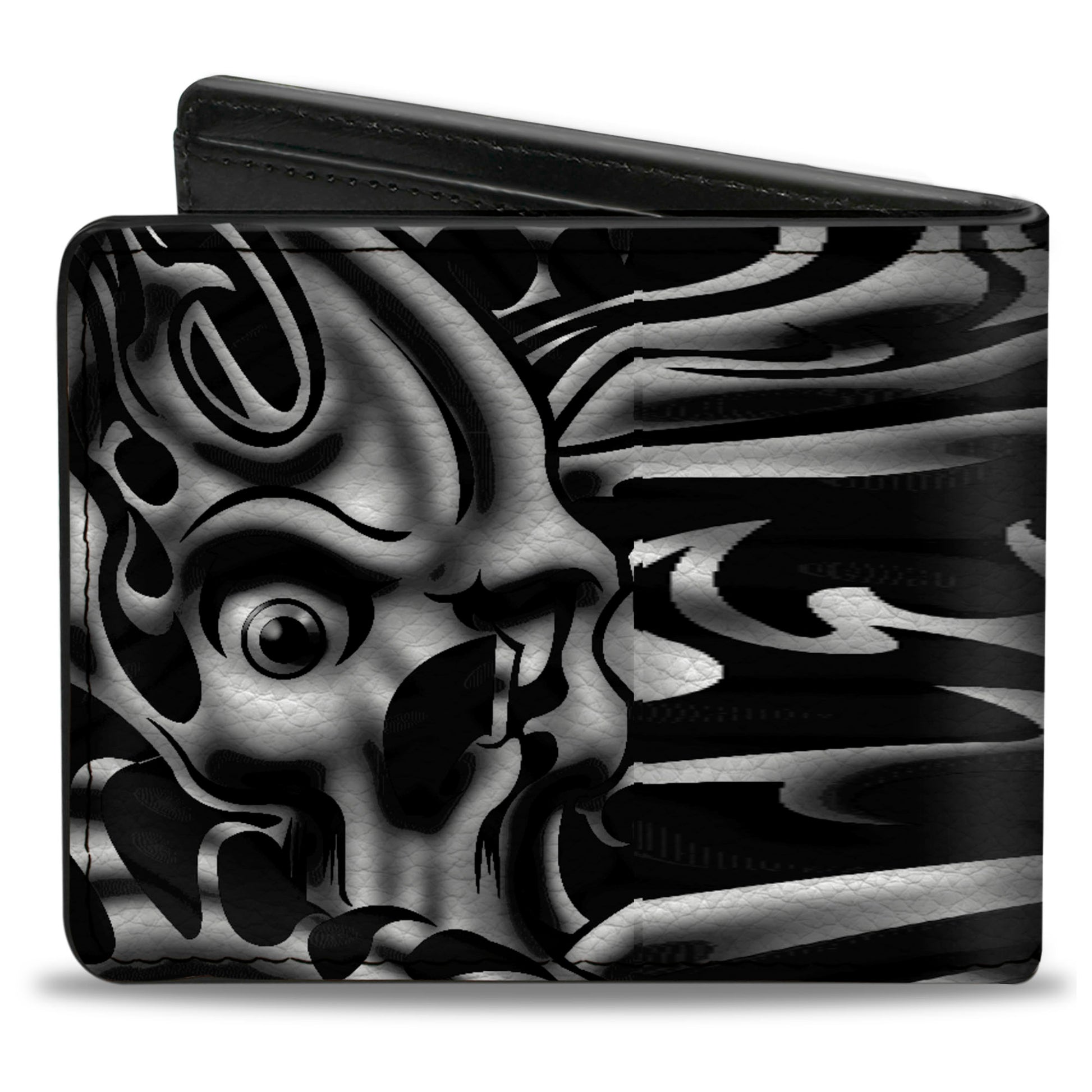 Bi-Fold Wallet - Sleeve Skulls Black/Gray Bi-Fold Wallets Buckle-Down