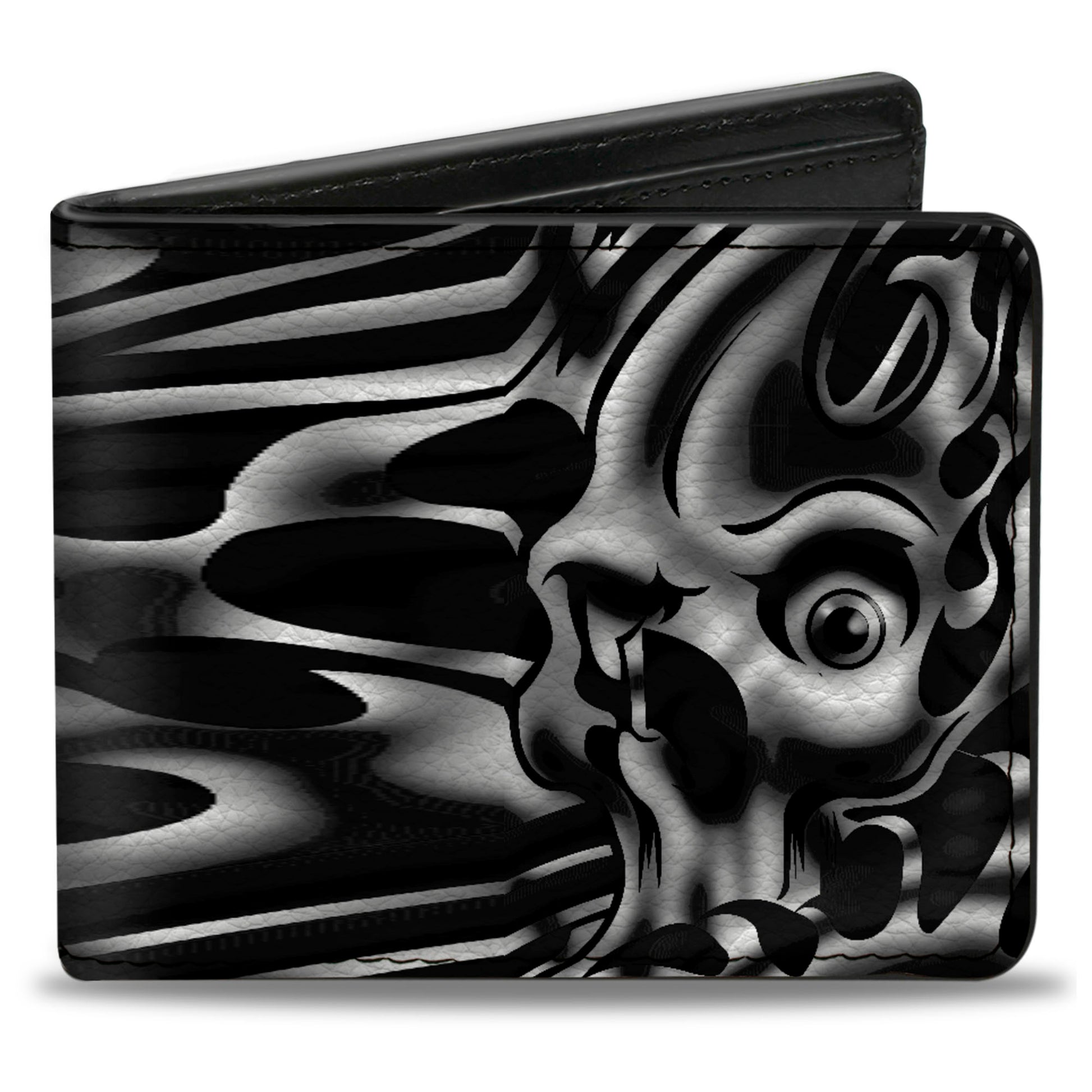 Bi-Fold Wallet - Sleeve Skulls Black/Gray Bi-Fold Wallets Buckle-Down