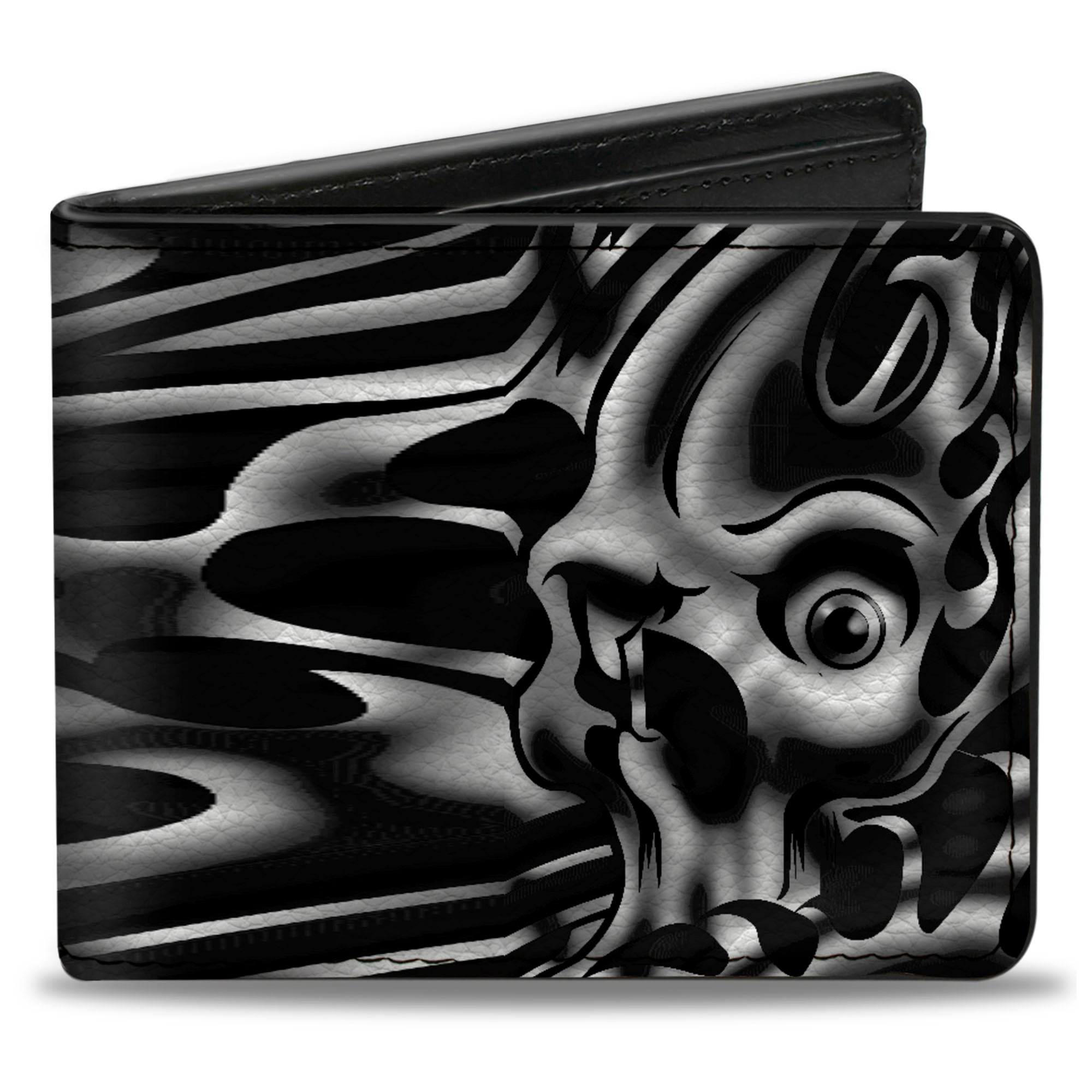 Bi-Fold Wallet - Sleeve Skulls Black/Gray Bi-Fold Wallets Buckle-Down
