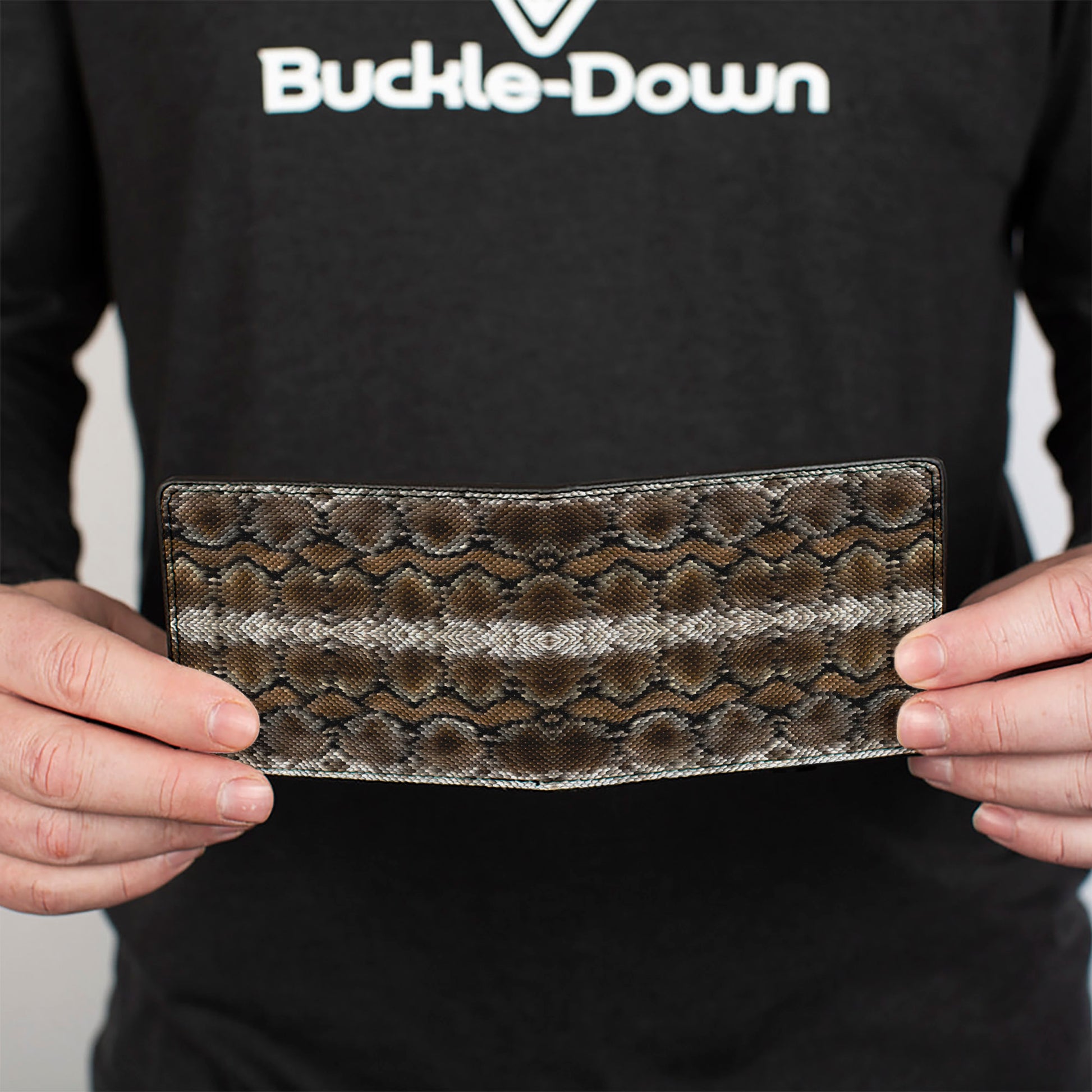 Bi-Fold Wallet - Snake Skin 2 Bi-Fold Wallets Buckle-Down
