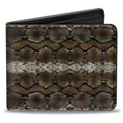 Bi-Fold Wallet - Snake Skin 2 Bi-Fold Wallets Buckle-Down