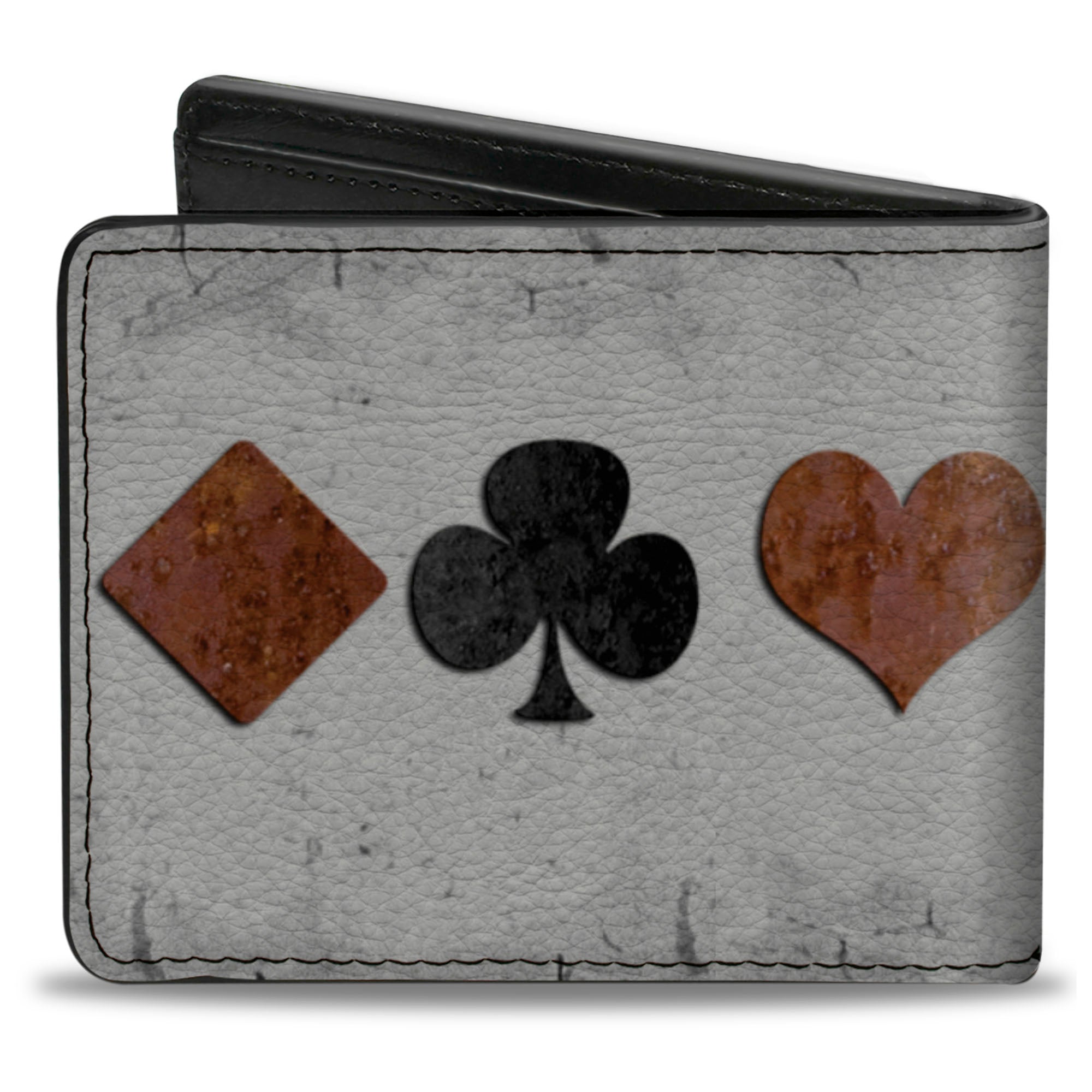 Bi-Fold Wallet - Suits Gray Stone Bi-Fold Wallets Buckle-Down