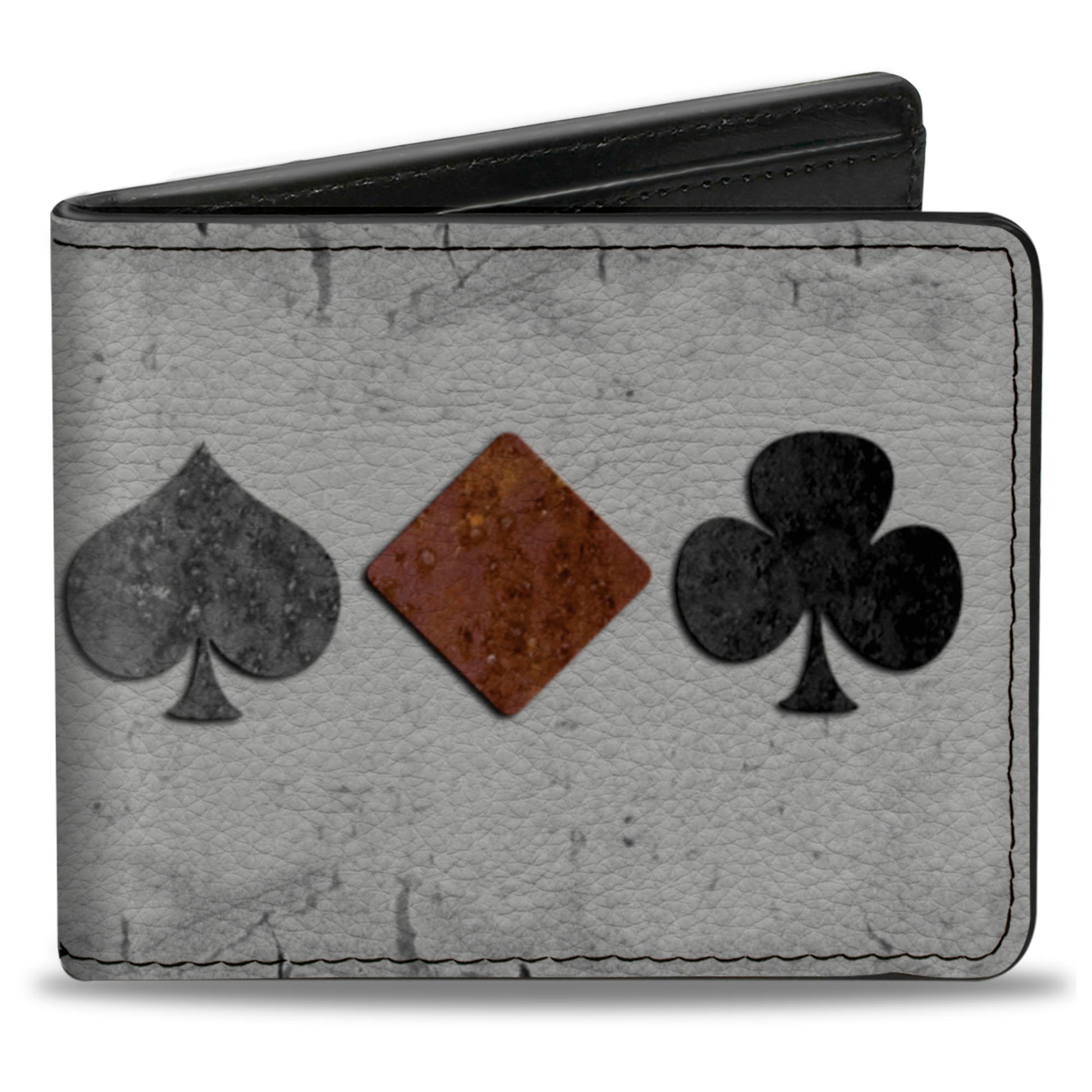 Bi-Fold Wallet - Suits Gray Stone Bi-Fold Wallets Buckle-Down