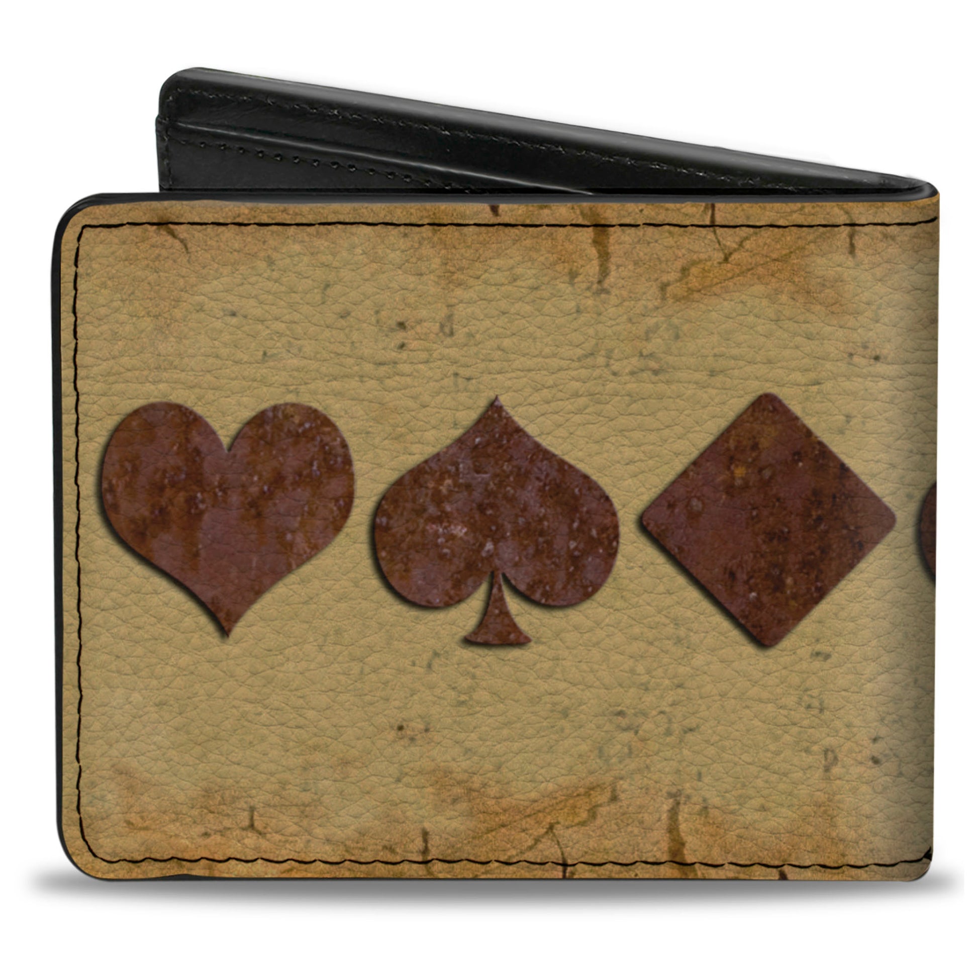 Bi-Fold Wallet - Suits Tan Stone Bi-Fold Wallets Buckle-Down