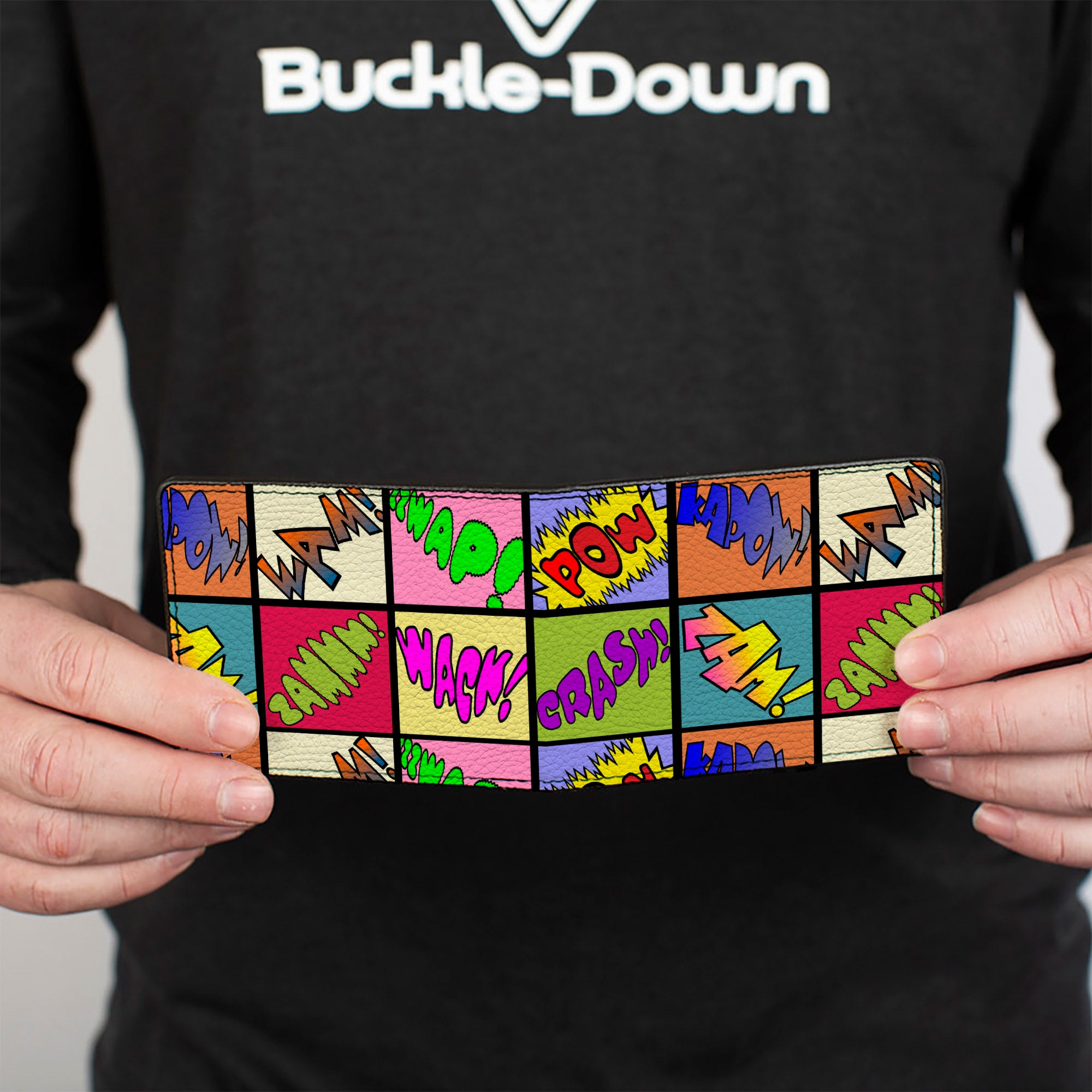 Bi-Fold Wallet - Sound Effect Checkers Multi Color Bi-Fold Wallets Buckle-Down