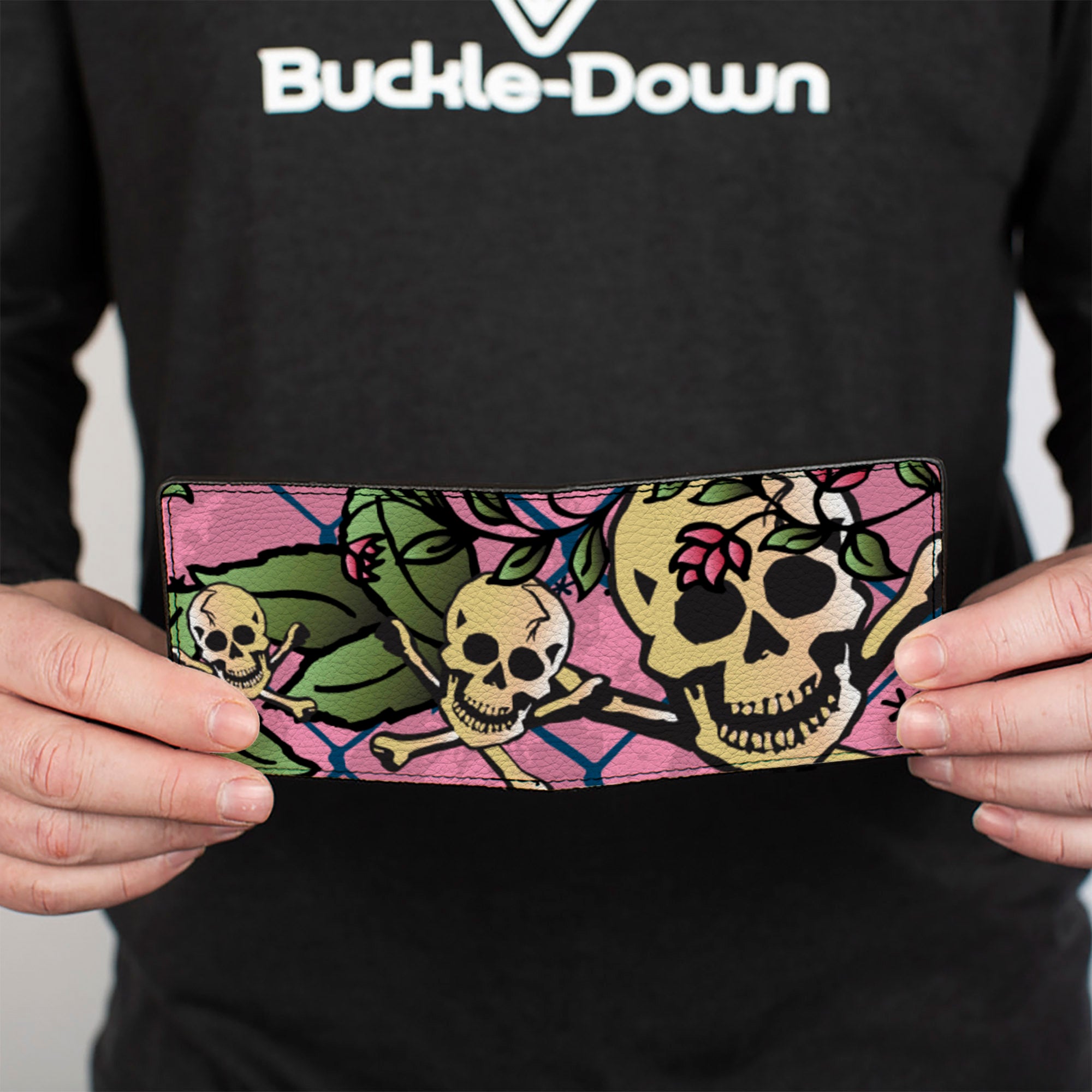 Bi-Fold Wallet - Trust No One Pink Bi-Fold Wallets Buckle-Down