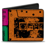 Bi-Fold Wallet - Tapes Multi Neon Bi-Fold Wallets Buckle-Down