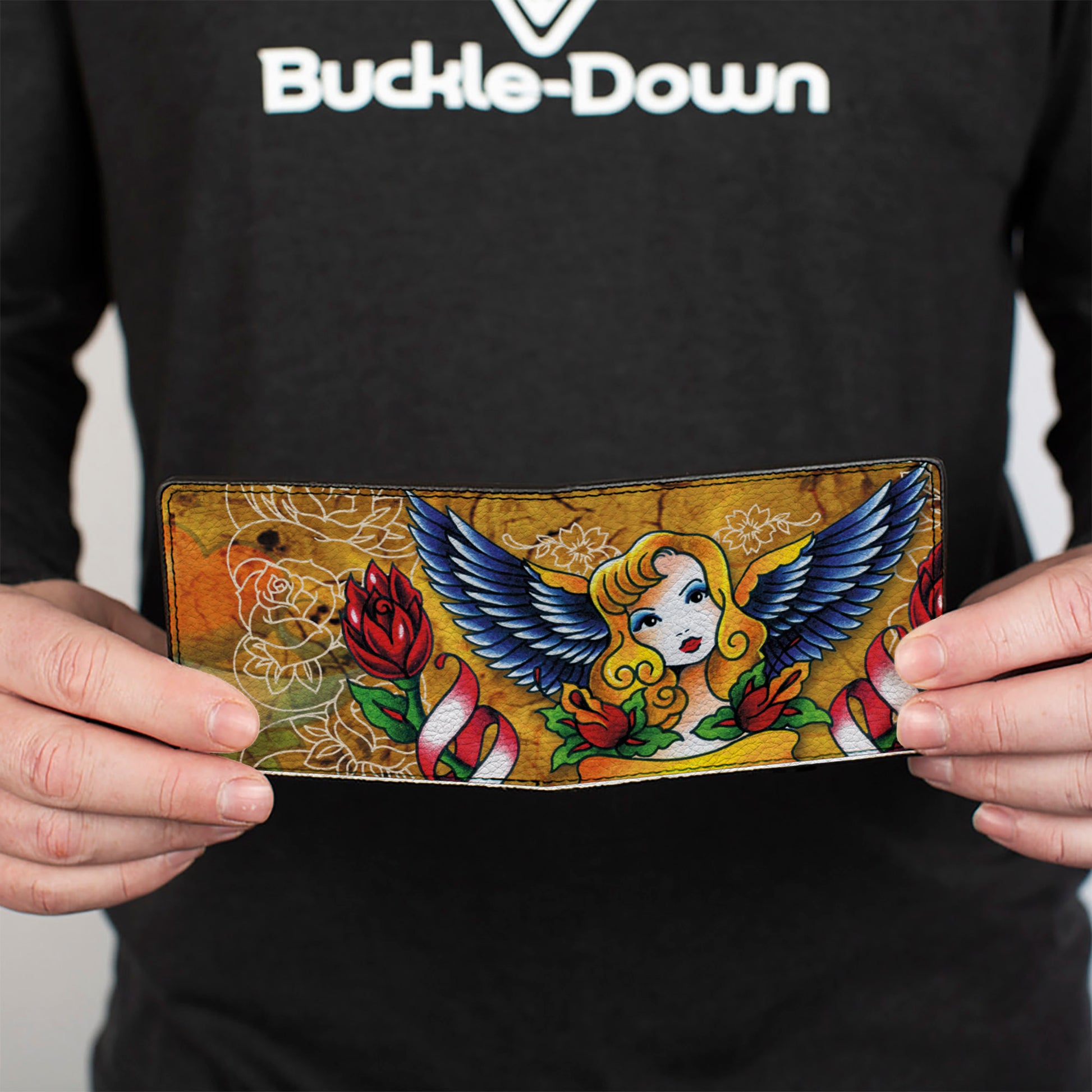 Bi-Fold Wallet - Tattoo Johnny-Blonde Bi-Fold Wallets Tattoo Johnny