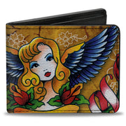 Bi-Fold Wallet - Tattoo Johnny-Blonde Bi-Fold Wallets Tattoo Johnny