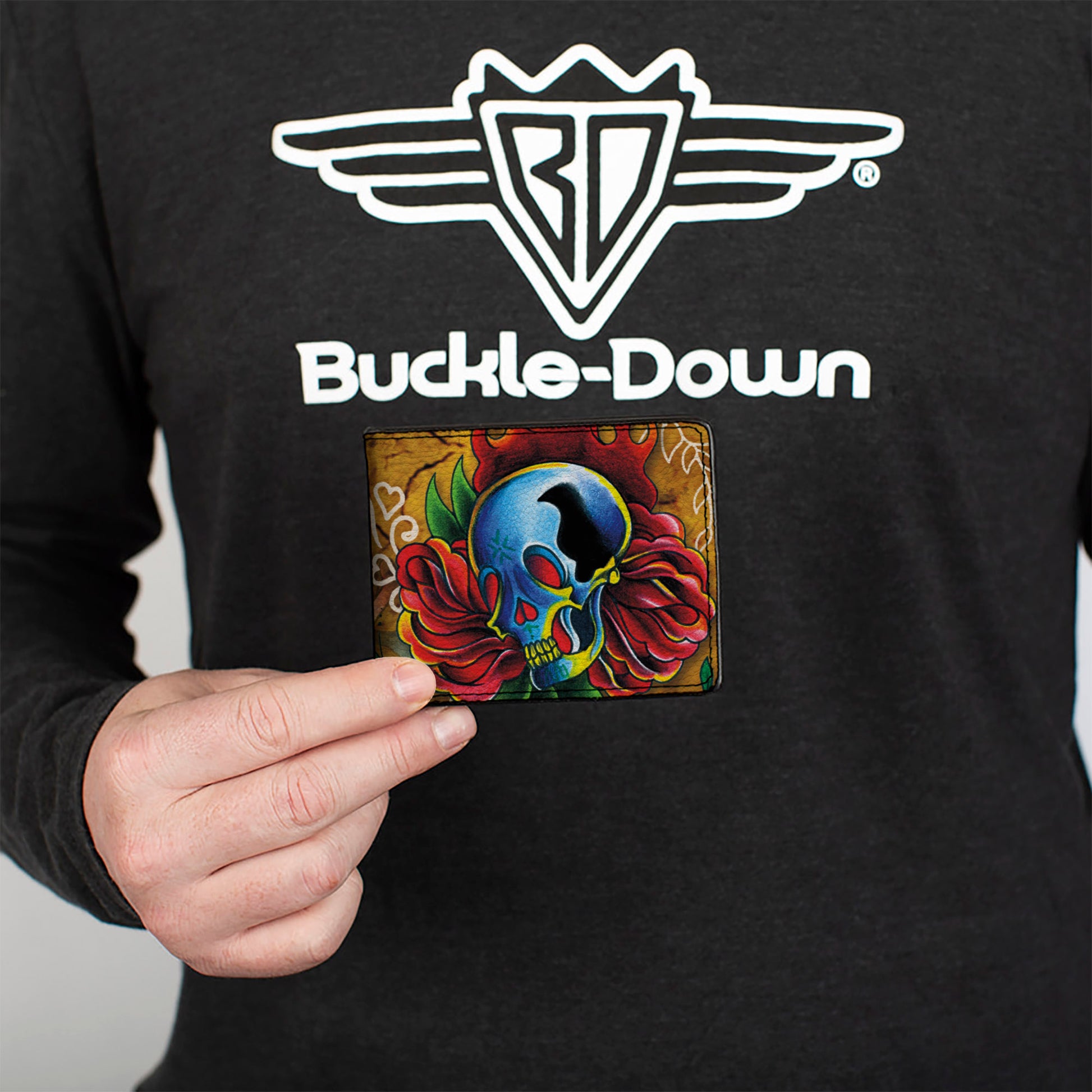 Bi-Fold Wallet - Tattoo Johnny-Candles & Skulls Bi-Fold Wallets Tattoo Johnny