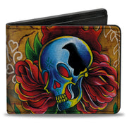 Bi-Fold Wallet - Tattoo Johnny-Candles & Skulls Bi-Fold Wallets Tattoo Johnny