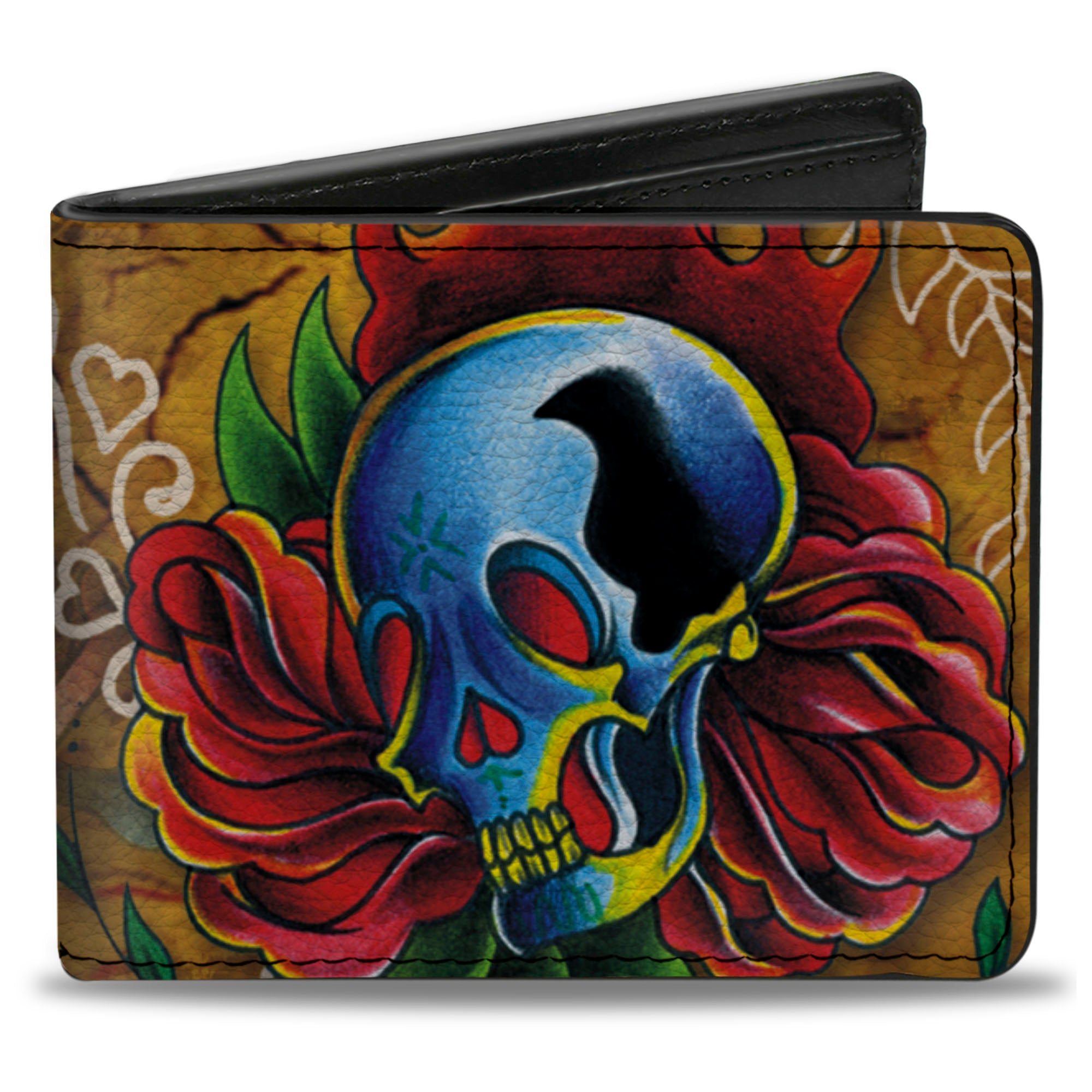 Bi-Fold Wallet - Tattoo Johnny-Candles & Skulls Bi-Fold Wallets Tattoo Johnny