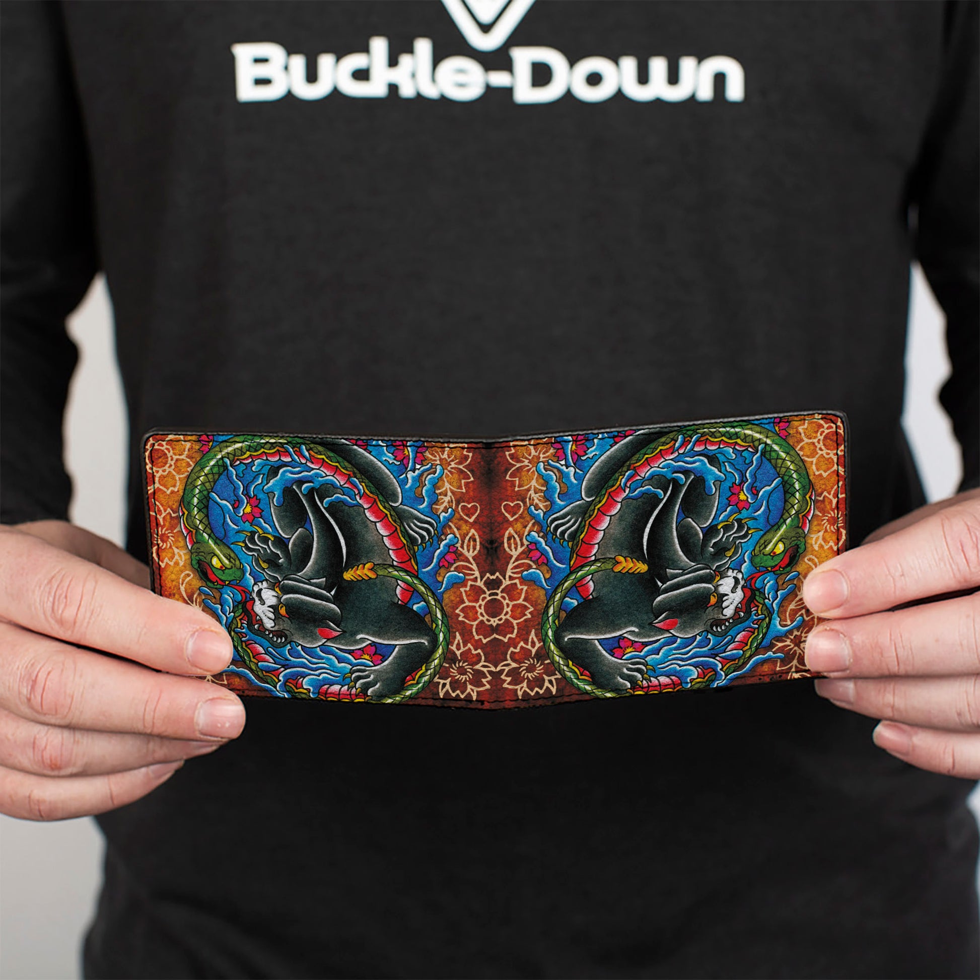 Bi-Fold Wallet - Tattoo Johnny-Panther Bi-Fold Wallets Tattoo Johnny