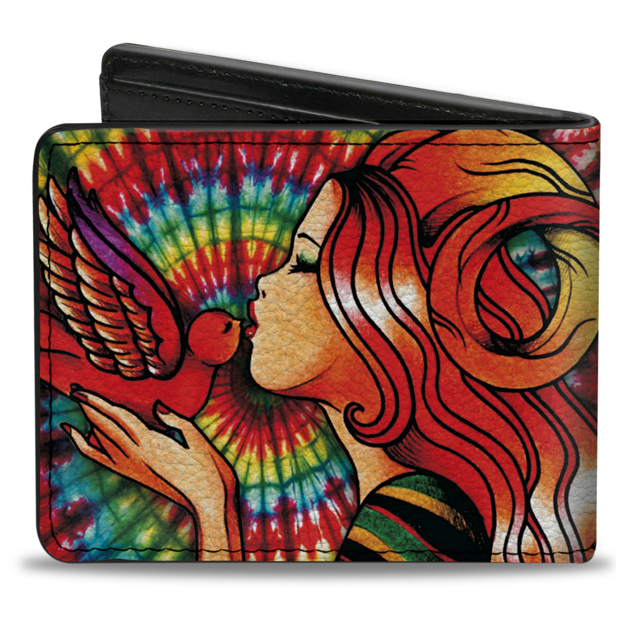 Bi-Fold Wallet - Tattoo Johnny-Bird Kiss Bi-Fold Wallets Tattoo Johnny