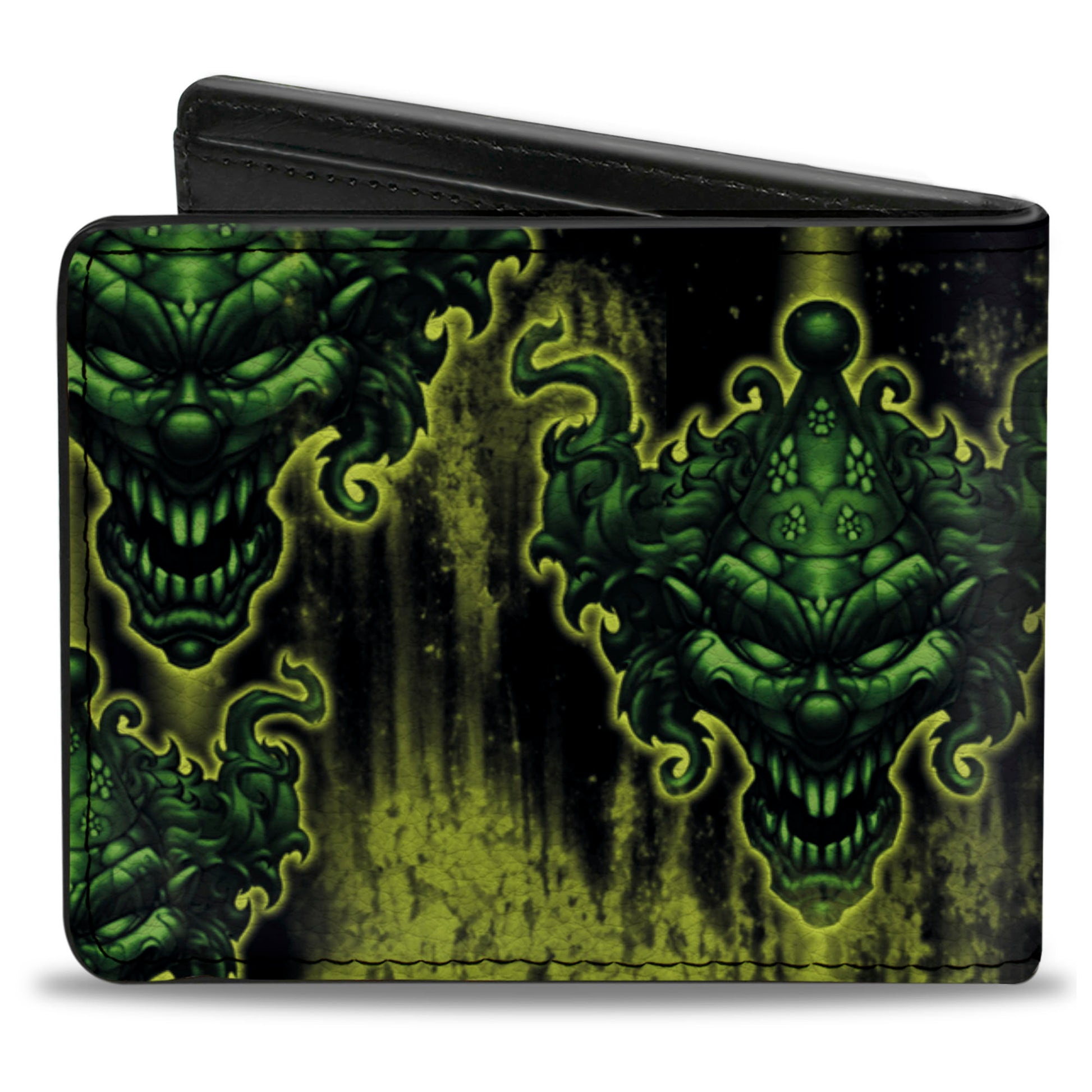Bi-Fold Wallet - Tattoo Johnny-Evil Clown Bi-Fold Wallets Tattoo Johnny