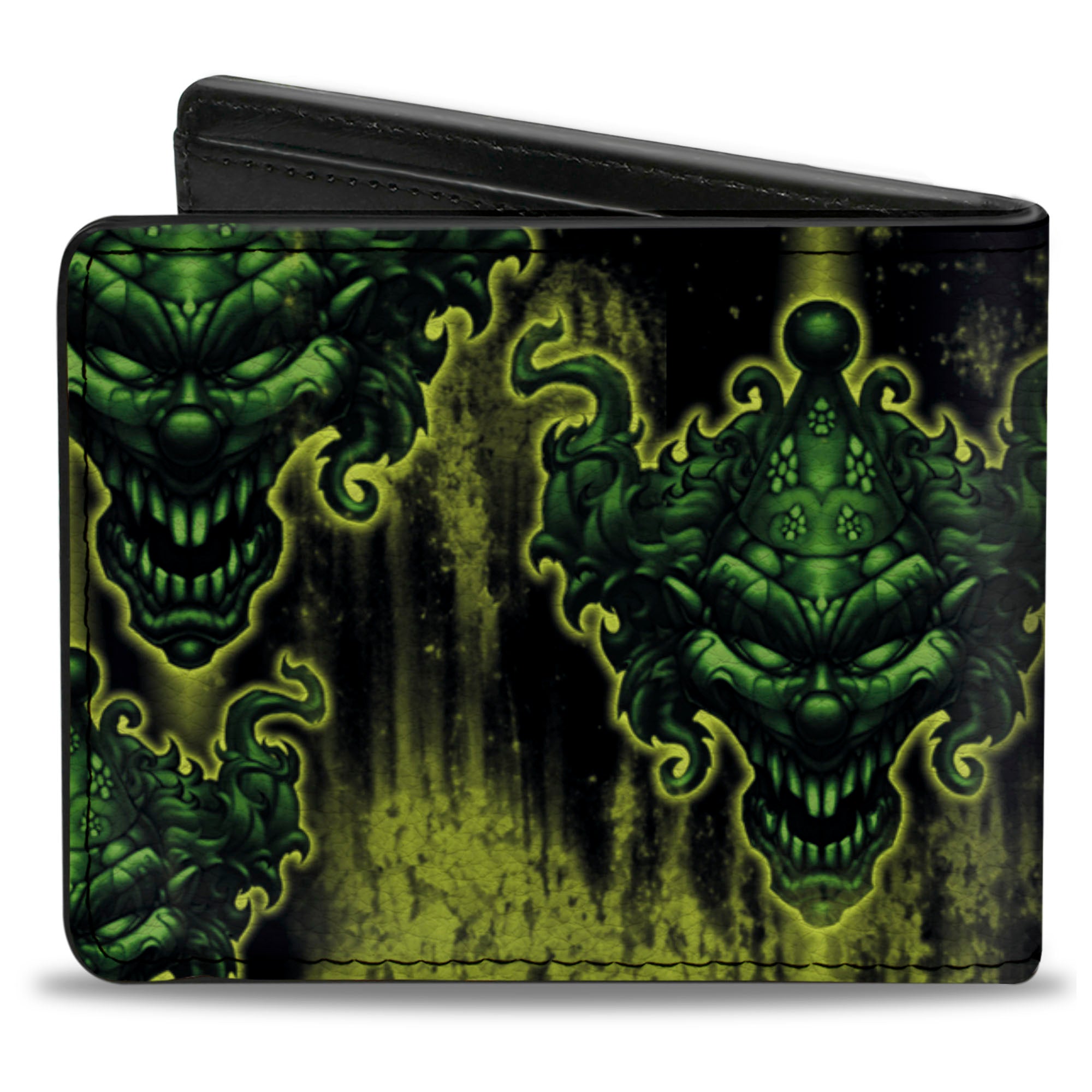 Bi-Fold Wallet - Tattoo Johnny-Evil Clown Bi-Fold Wallets Tattoo Johnny