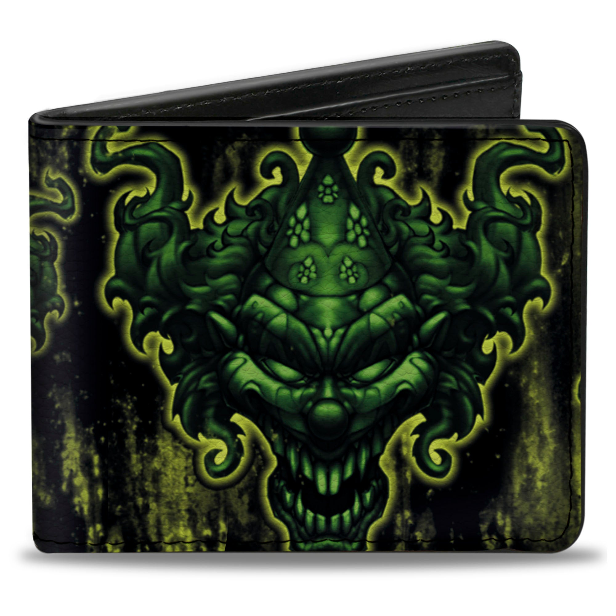 Bi-Fold Wallet - Tattoo Johnny-Evil Clown Bi-Fold Wallets Tattoo Johnny