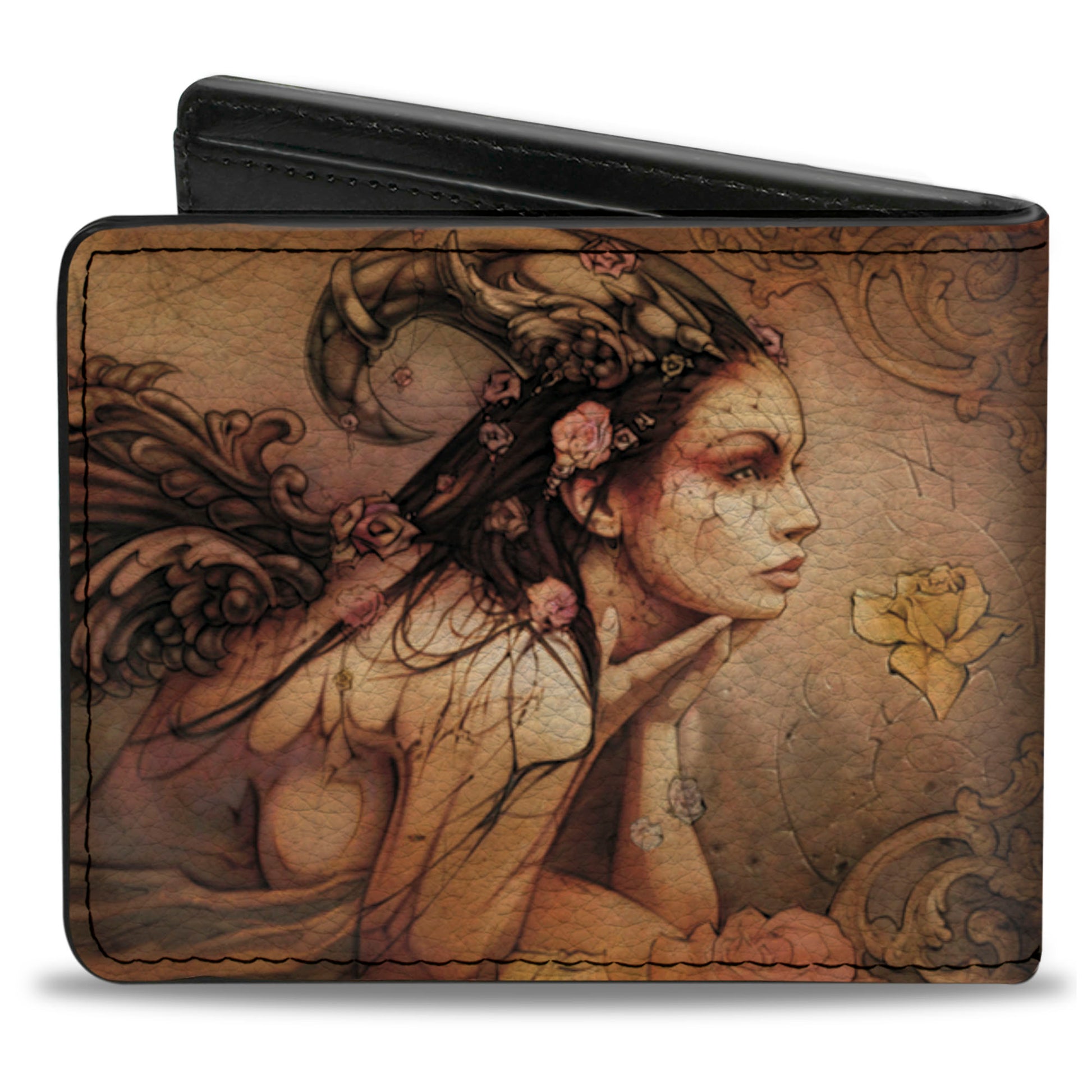 Bi-Fold Wallet - Tattoo Johnny-Bollt Fairy Bi-Fold Wallets Tattoo Johnny