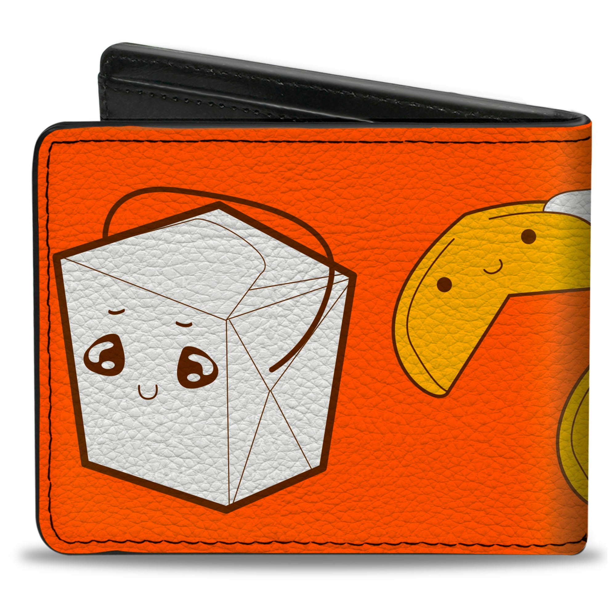 Bi-Fold Wallet - Take Out Fortune Cookies Orange Bi-Fold Wallets Buckle-Down