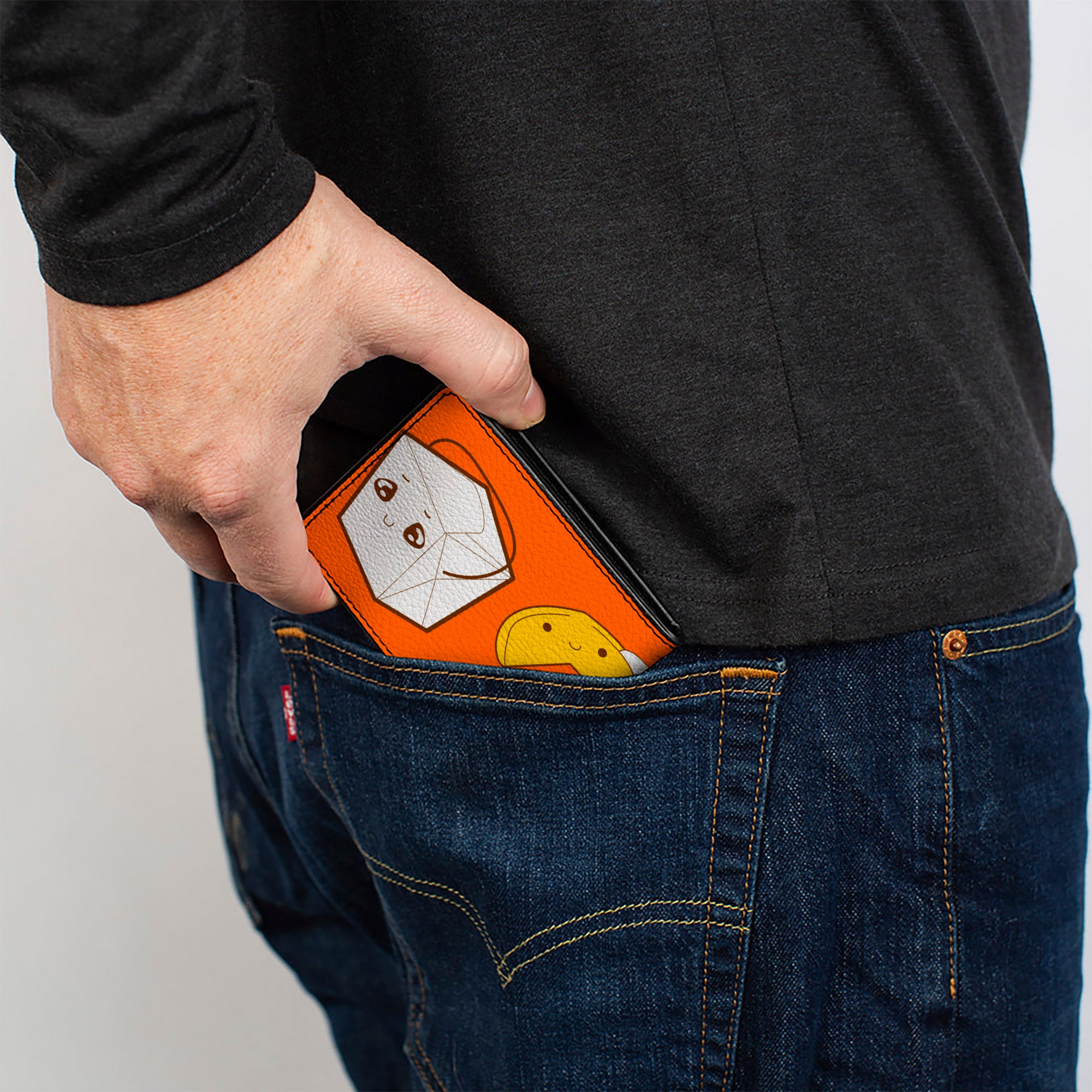 Bi-Fold Wallet - Take Out Fortune Cookies Orange Bi-Fold Wallets Buckle-Down