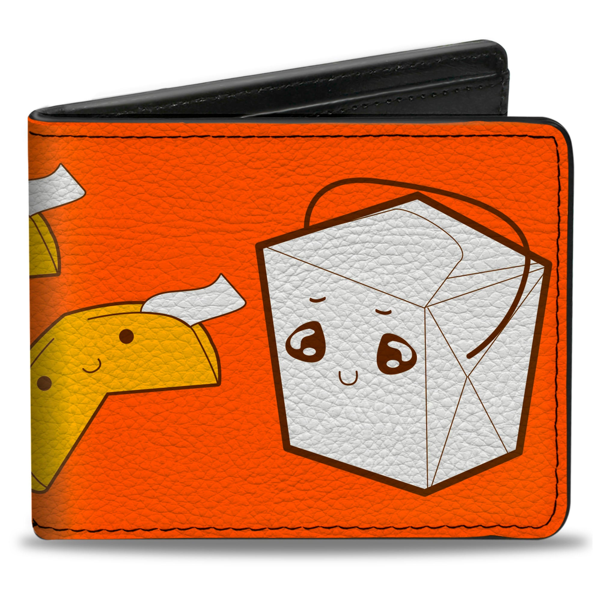 Bi-Fold Wallet - Take Out Fortune Cookies Orange Bi-Fold Wallets Buckle-Down