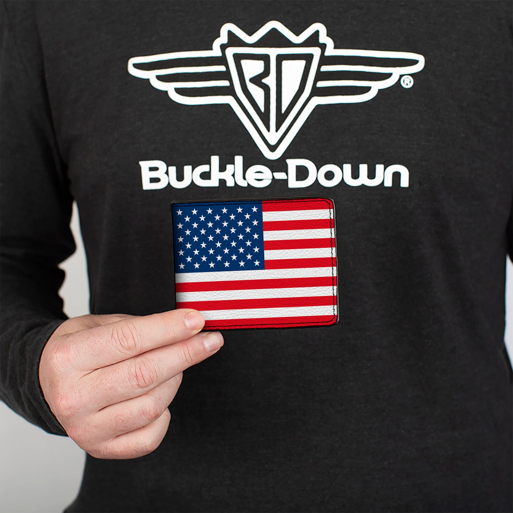 Bi-Fold Wallet - United States Flag Bi-Fold Wallets Buckle-Down