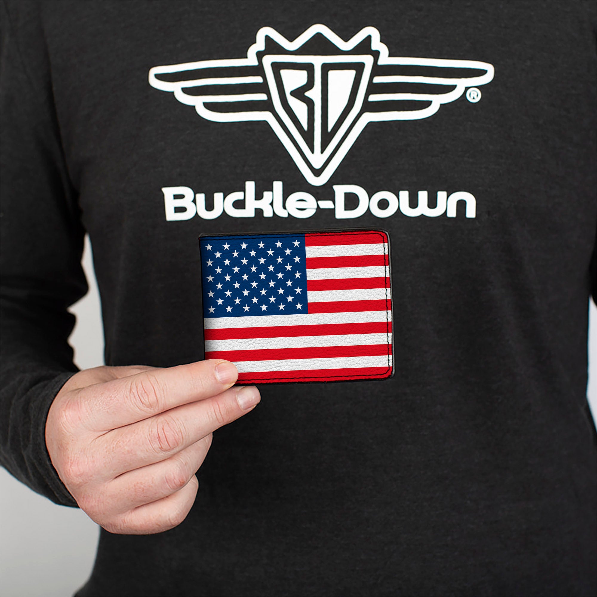 Bi-Fold Wallet - United States Flag Bi-Fold Wallets Buckle-Down