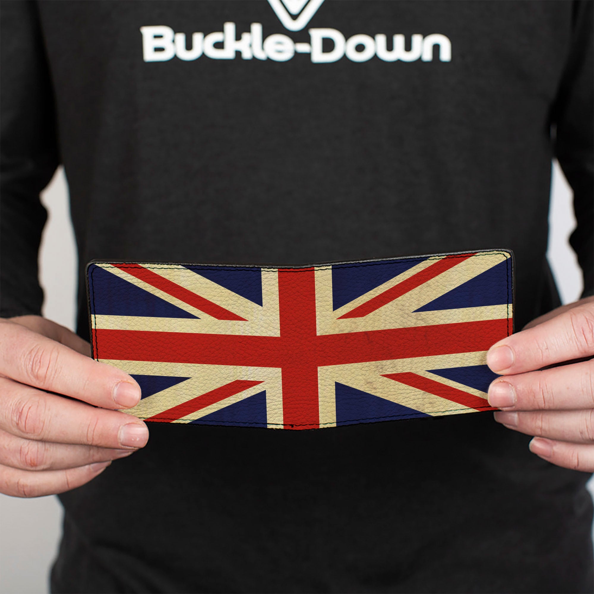 Bi-Fold Wallet - Vintage United Kingdom Flags Bi-Fold Wallets Buckle-Down