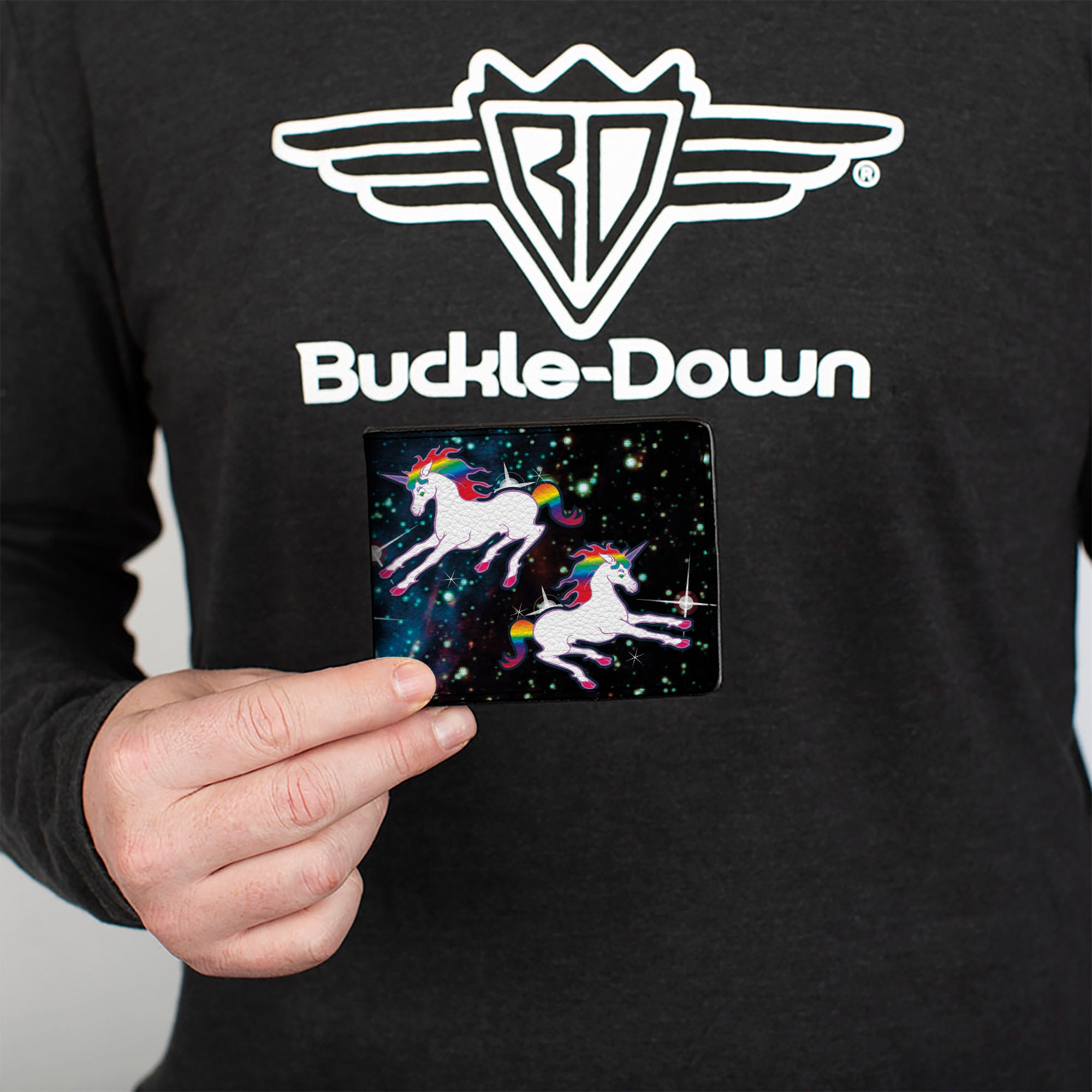 Bi-Fold Wallet - Unicorn Universe Bi-Fold Wallets Buckle-Down
