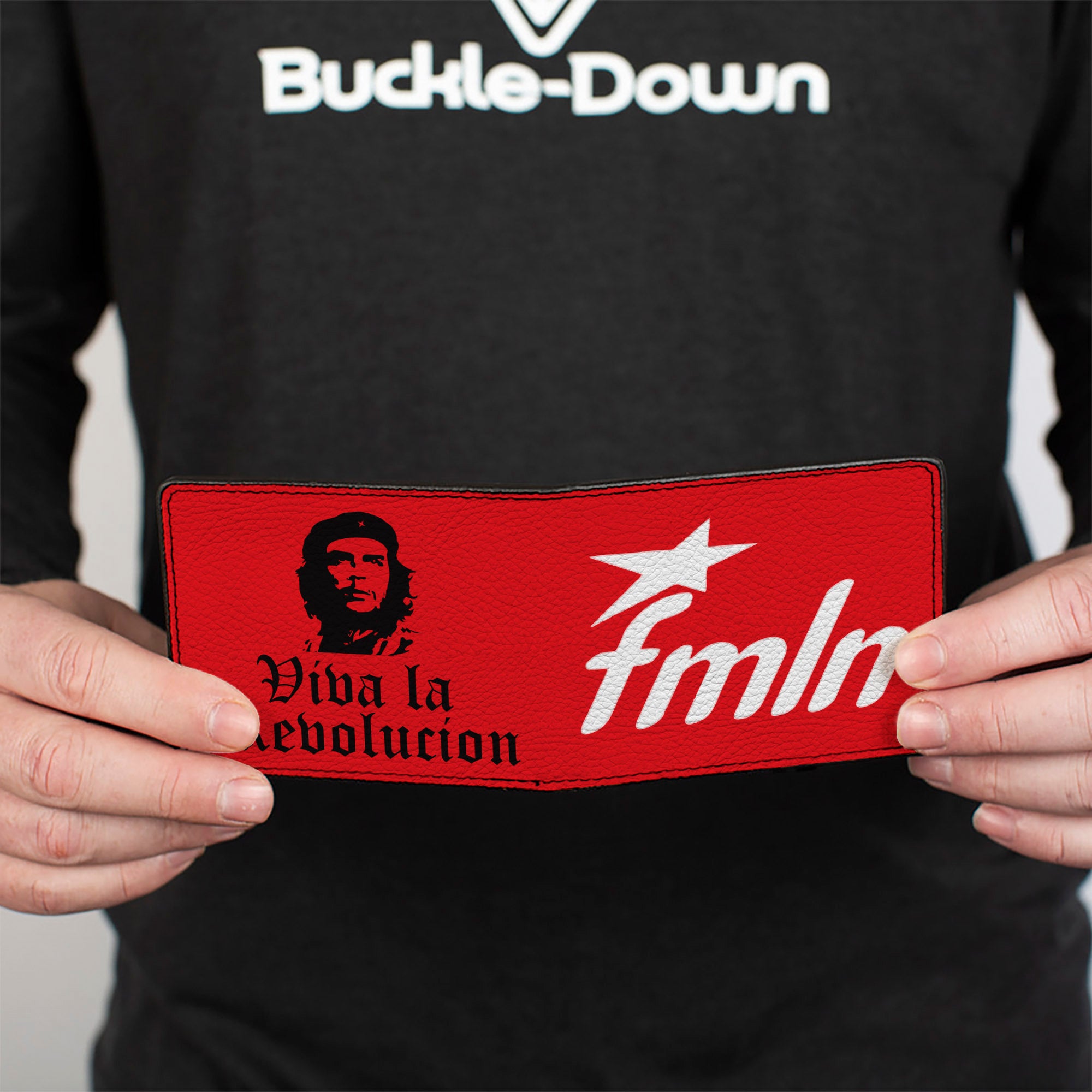 Bi-Fold Wallet - VIVA LA REVOLUCION Che w fmln Red Bi-Fold Wallets Buckle-Down