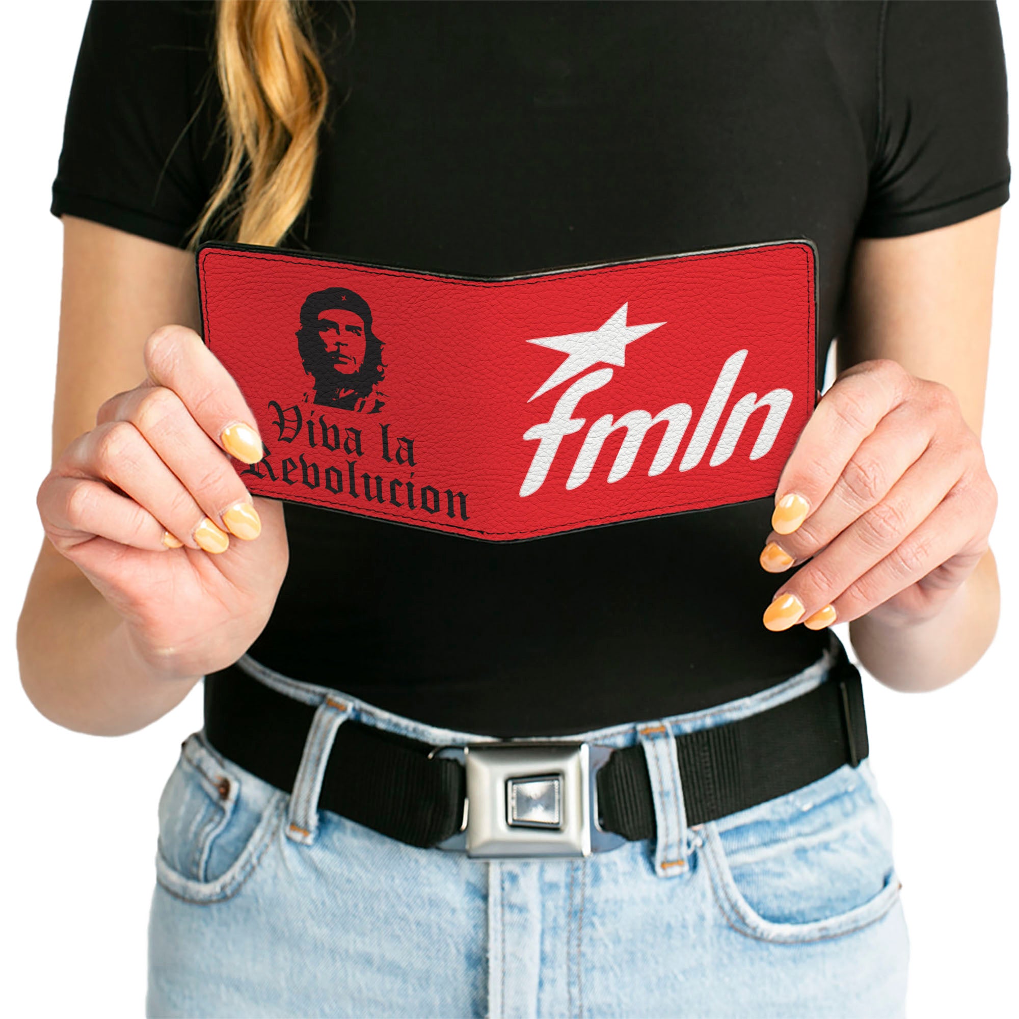 Bi-Fold Wallet - VIVA LA REVOLUCION Che w fmln Red Bi-Fold Wallets Buckle-Down